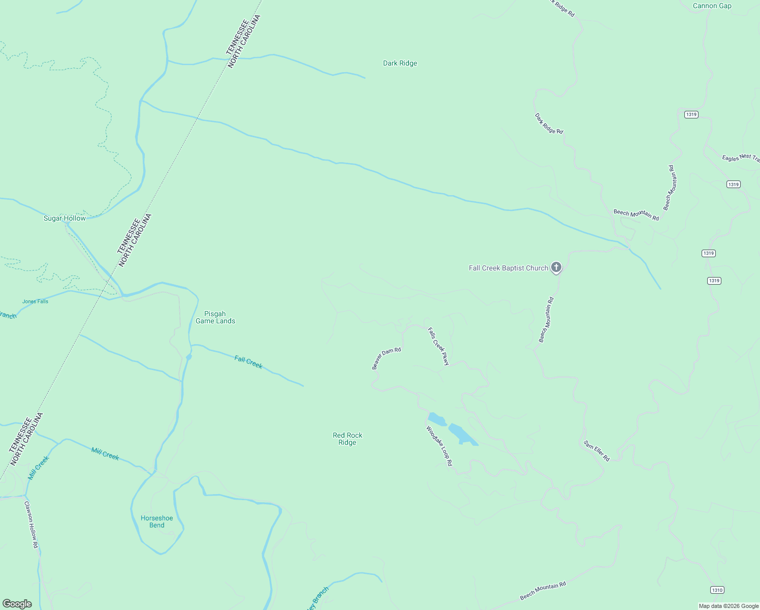 map of restaurants, bars, coffee shops, grocery stores, and more near East Heritage Ridge Drive in Elk Park