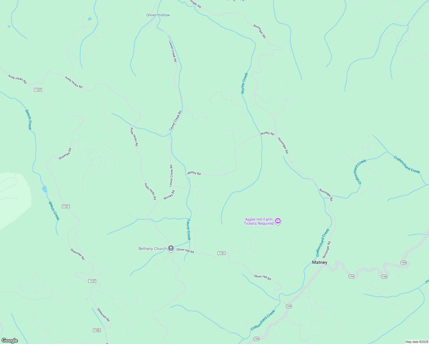 map of restaurants, bars, coffee shops, grocery stores, and more near 830 Worley Road in Banner Elk