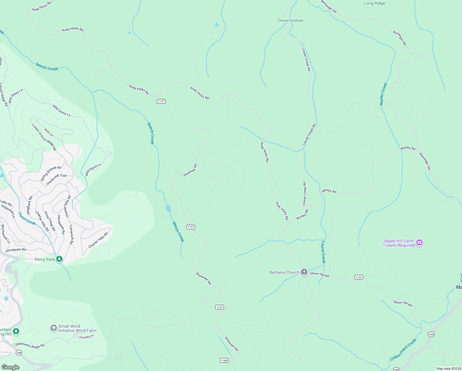 map of restaurants, bars, coffee shops, grocery stores, and more near 614 Twin Ponds Road in Banner Elk