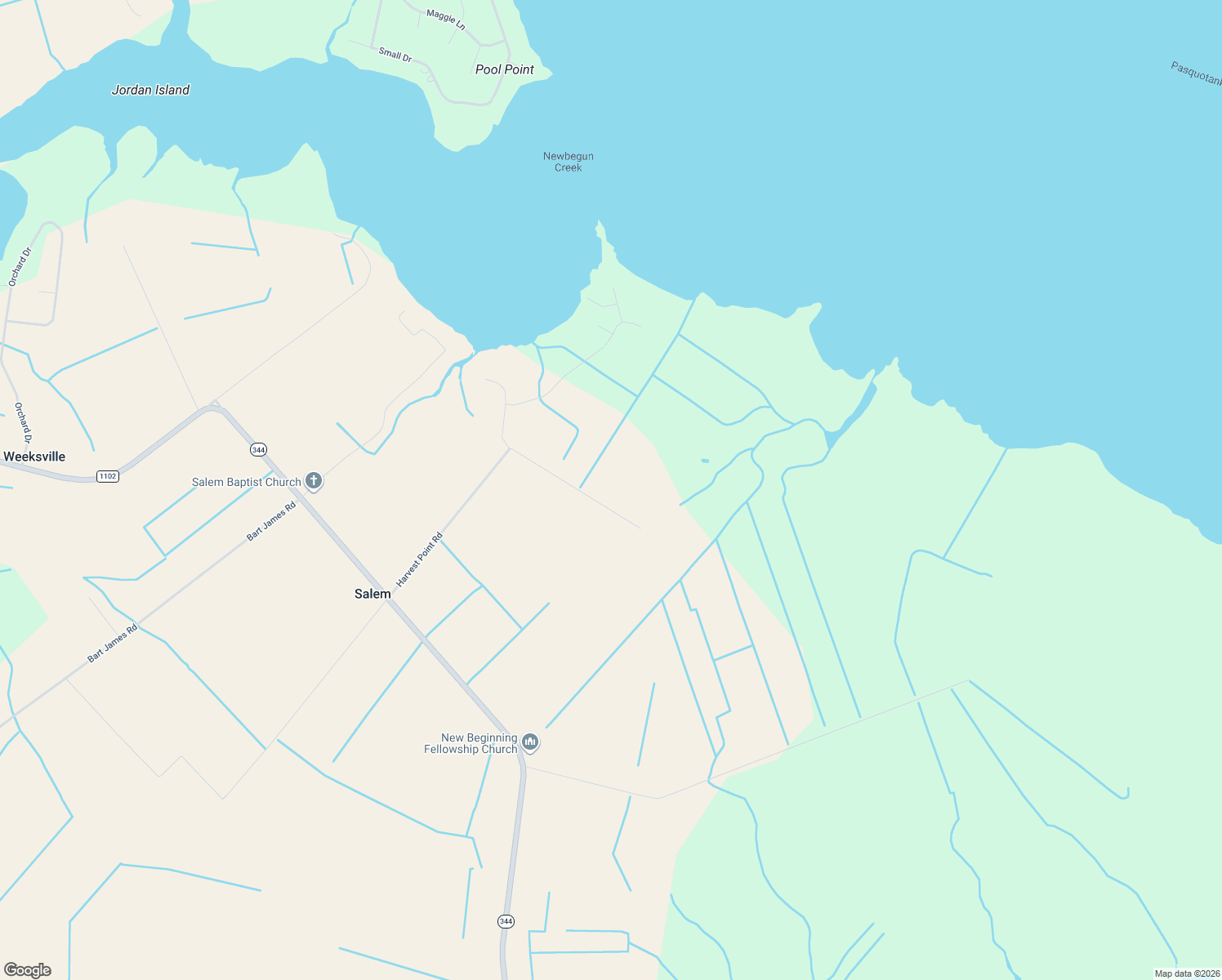 map of restaurants, bars, coffee shops, grocery stores, and more near 541 Harvest Point Road in Elizabeth City