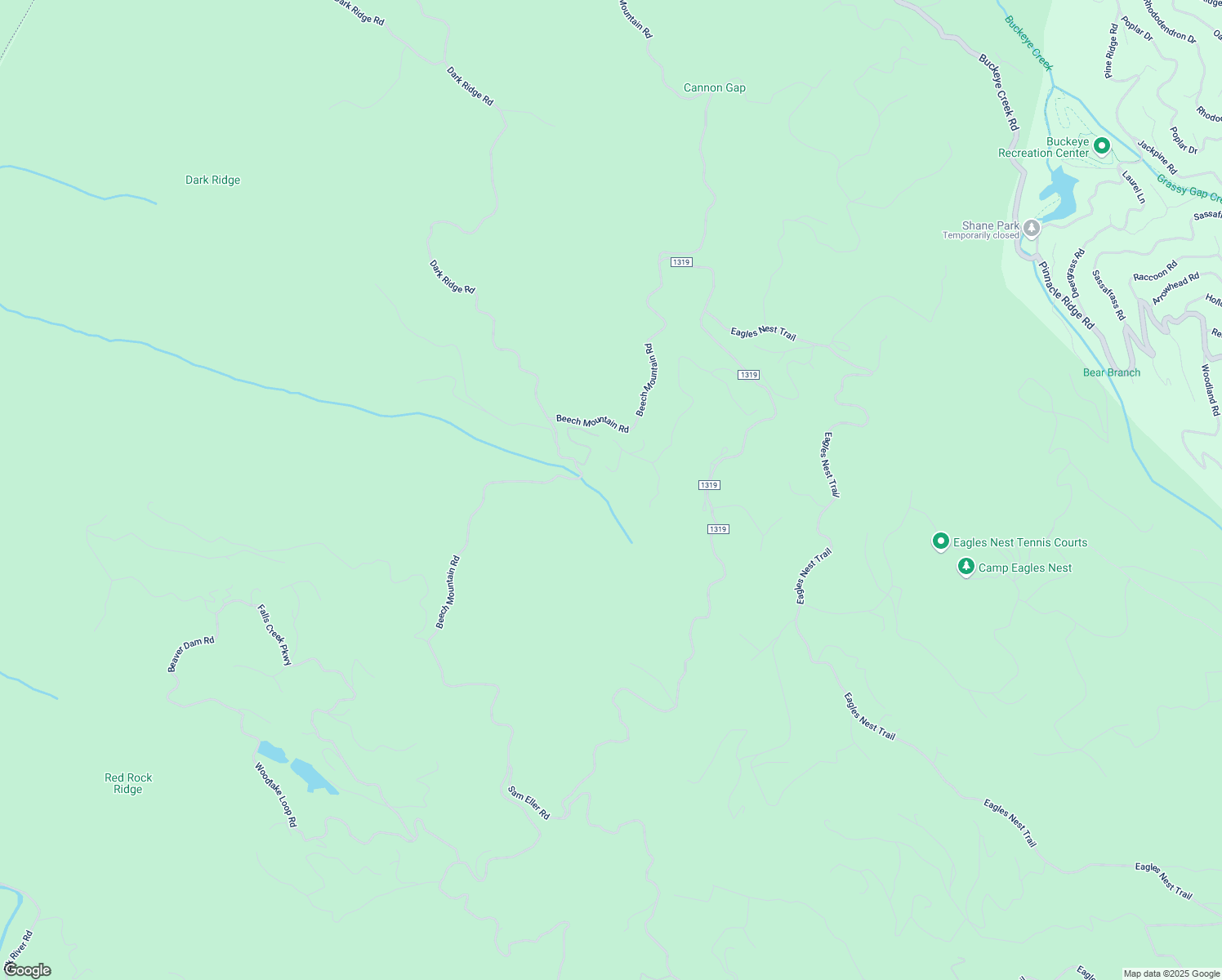 map of restaurants, bars, coffee shops, grocery stores, and more near 4630 Beech Mountain Road in Elk Park