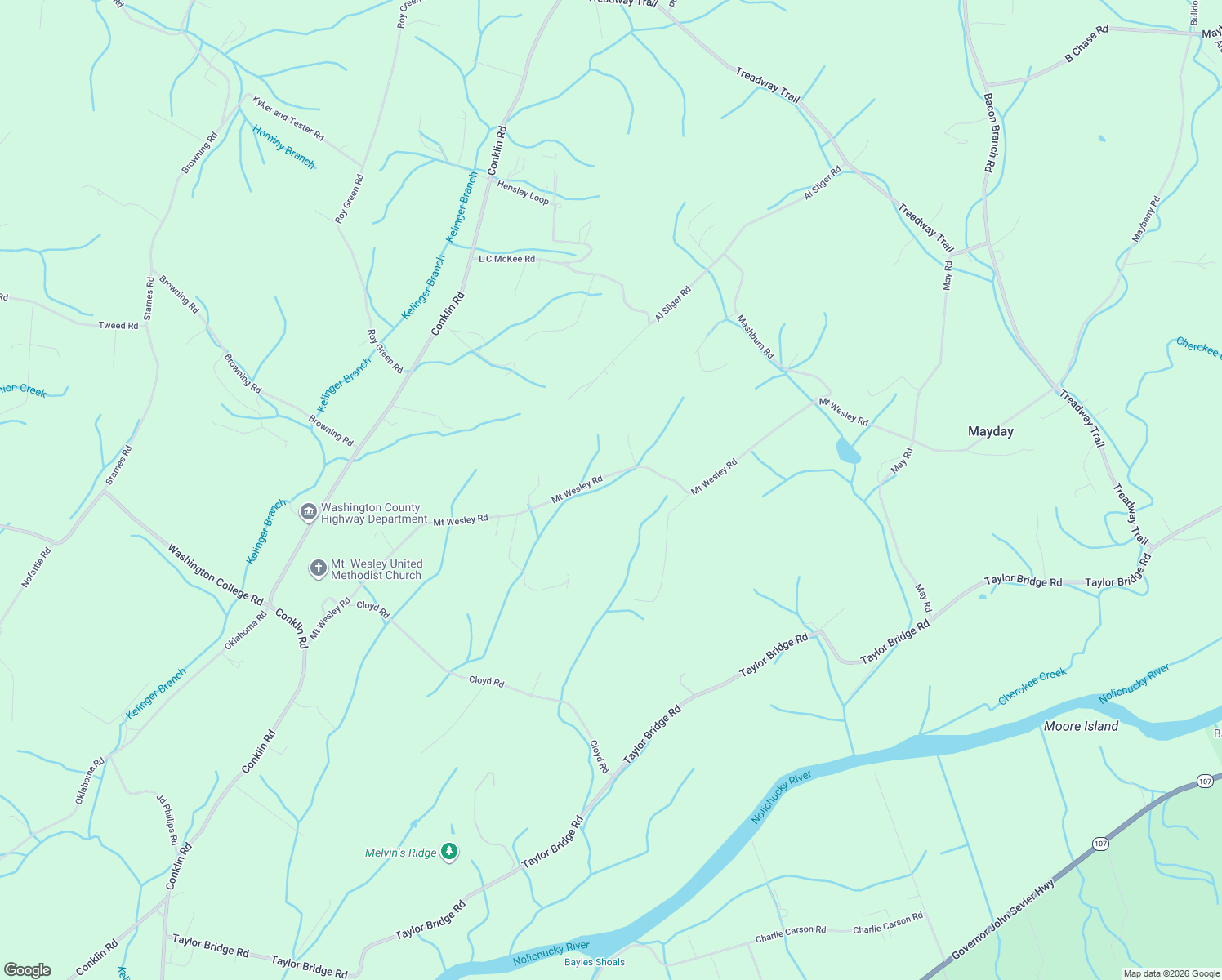map of restaurants, bars, coffee shops, grocery stores, and more near 345 Mount Wesley Road in Telford