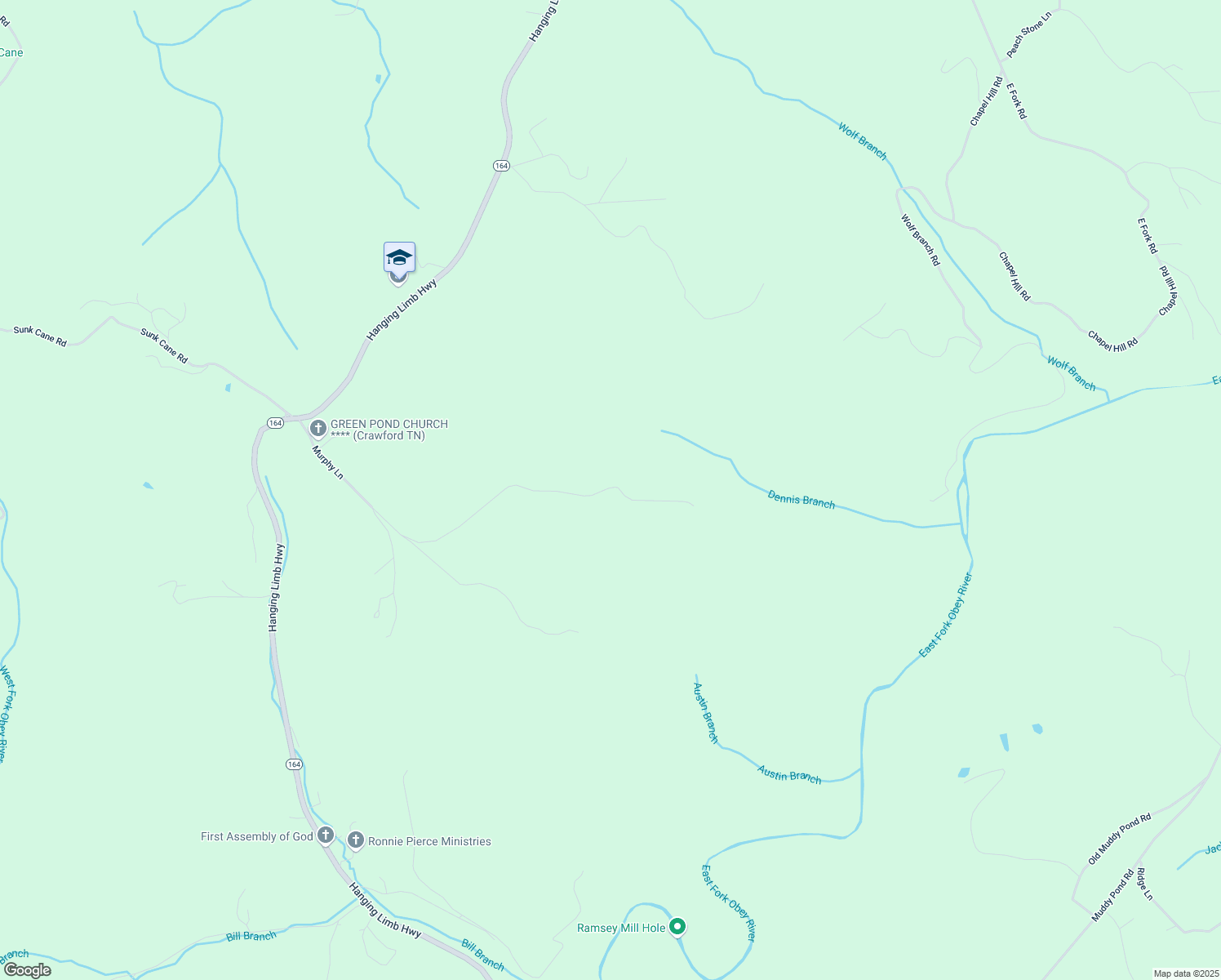map of restaurants, bars, coffee shops, grocery stores, and more near Unnamed Road in Crawford