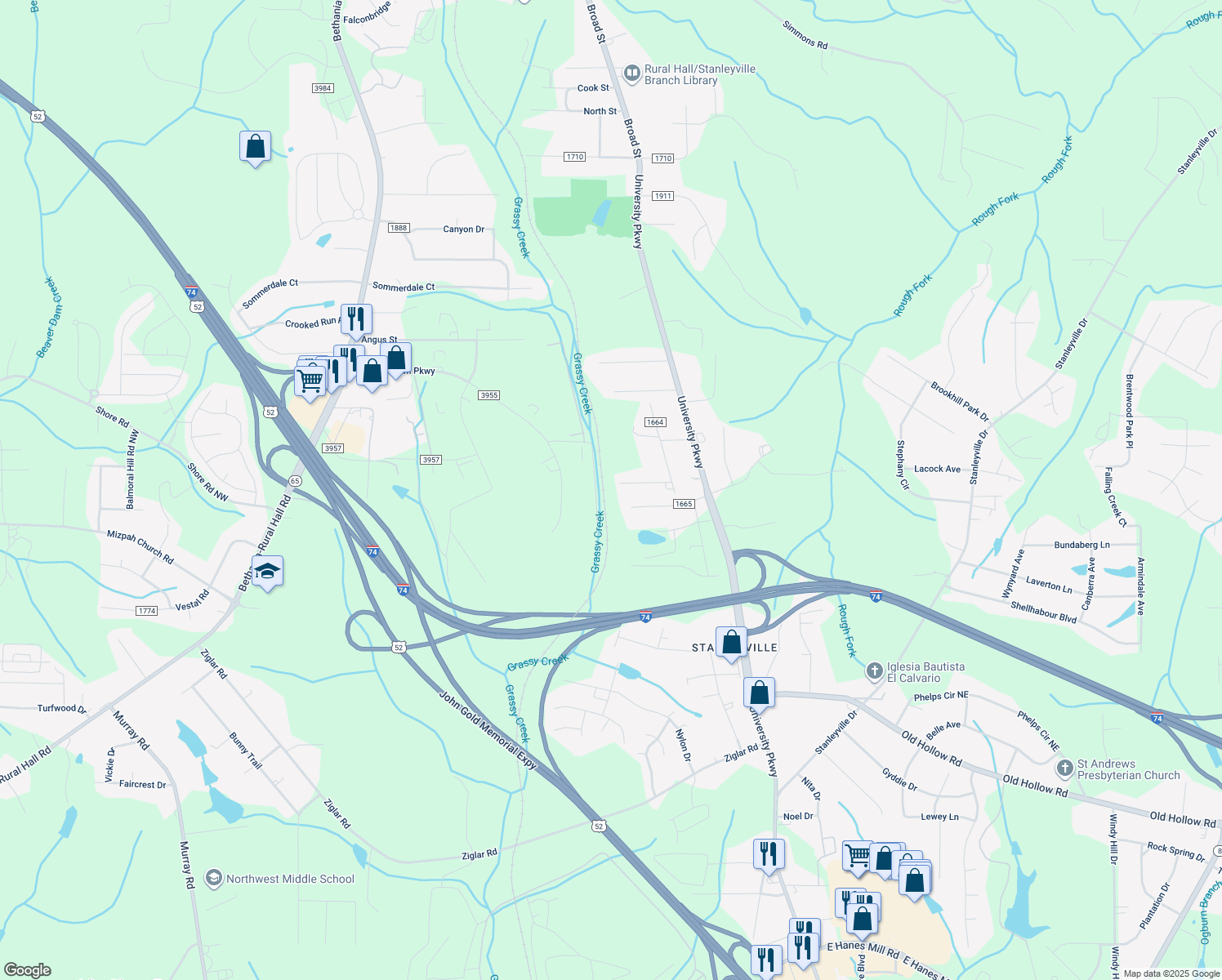 292 Joyner Circle, Rural Hall NC Walk Score