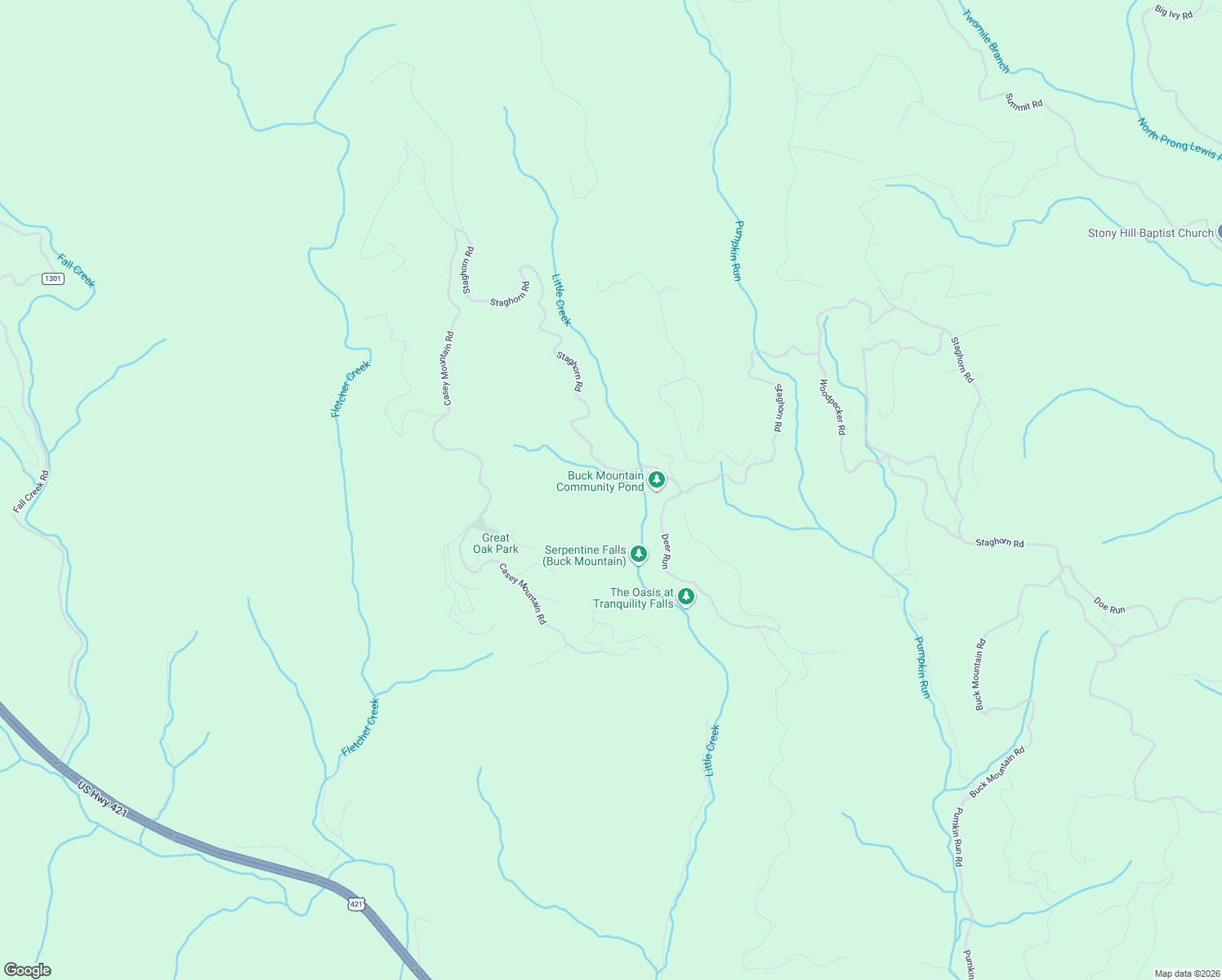 map of restaurants, bars, coffee shops, grocery stores, and more near 2 9/358 Deer Run in Purlear