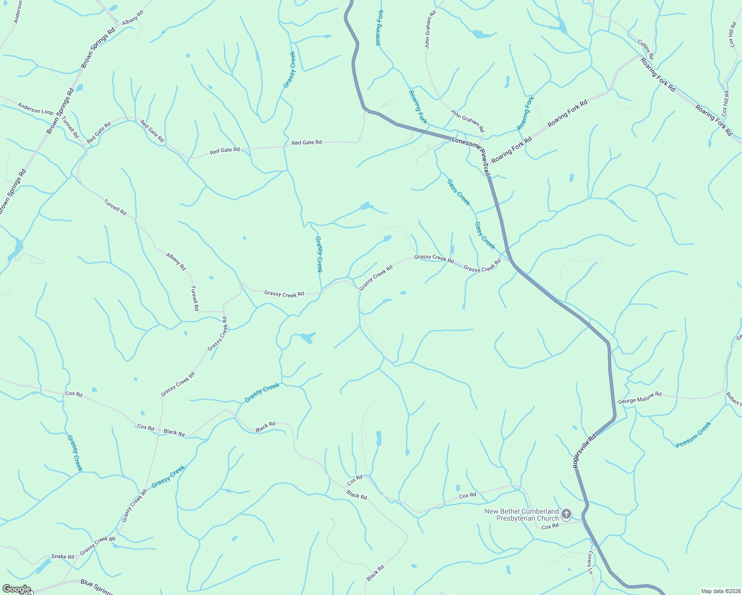 map of restaurants, bars, coffee shops, grocery stores, and more near 815 Grassy Creek Road in Greeneville
