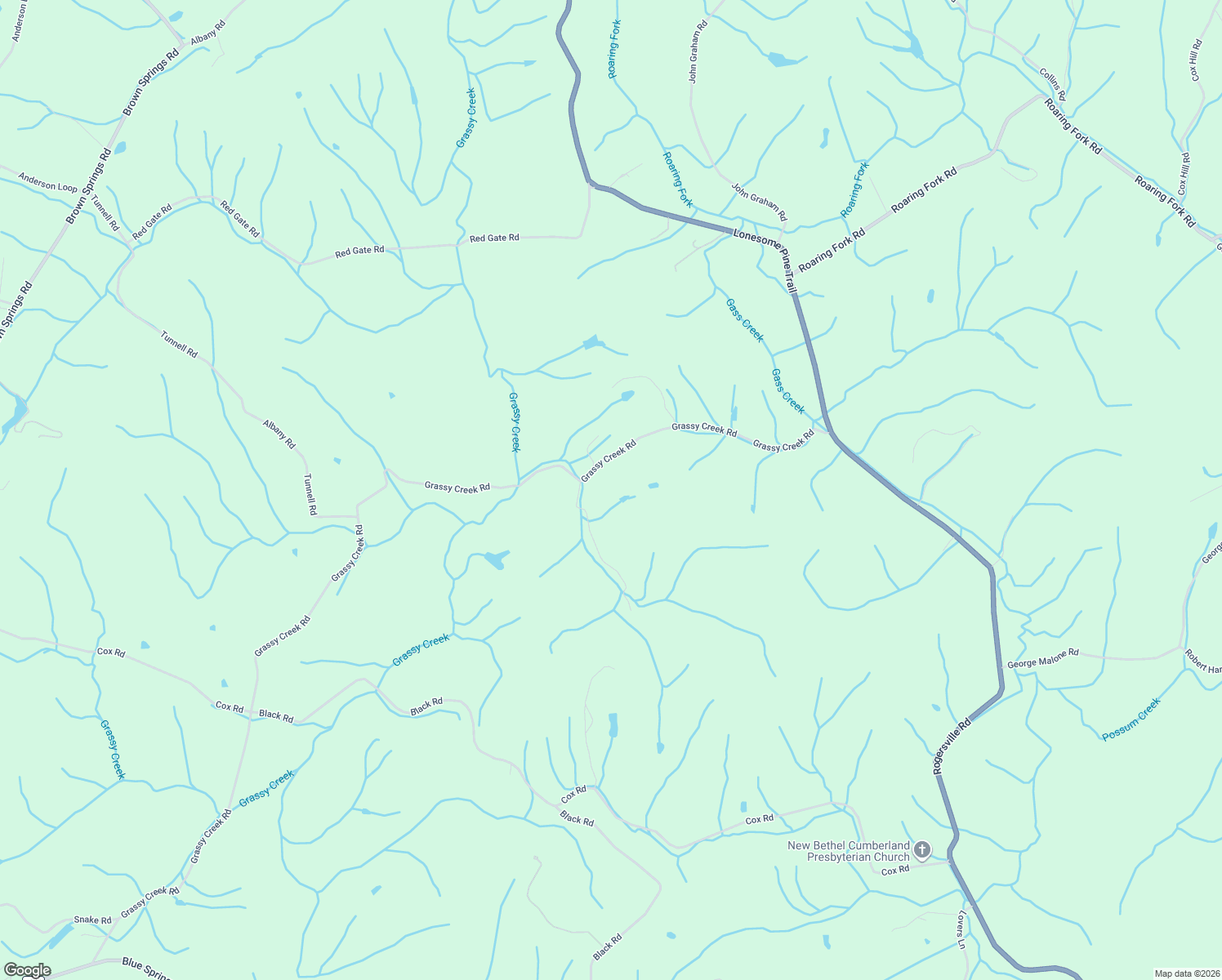 map of restaurants, bars, coffee shops, grocery stores, and more near 815 Grassy Creek Road in Greeneville