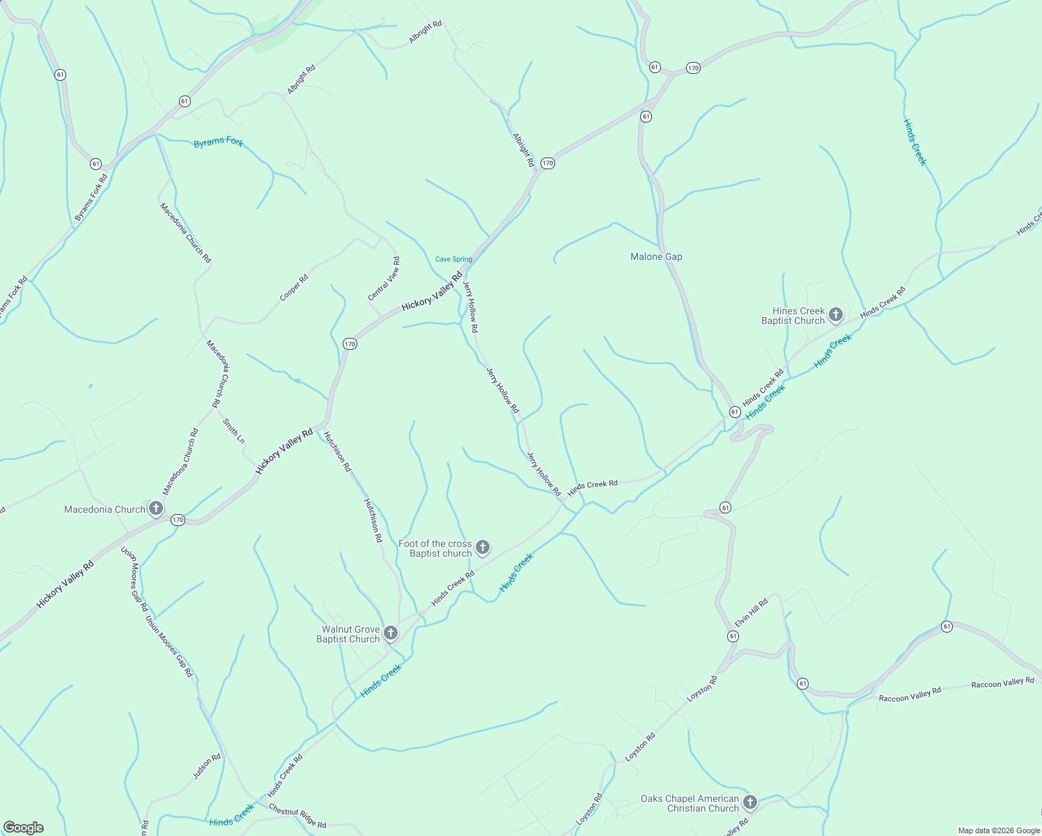 map of restaurants, bars, coffee shops, grocery stores, and more near 222 Jerry Hollow Rd in Union