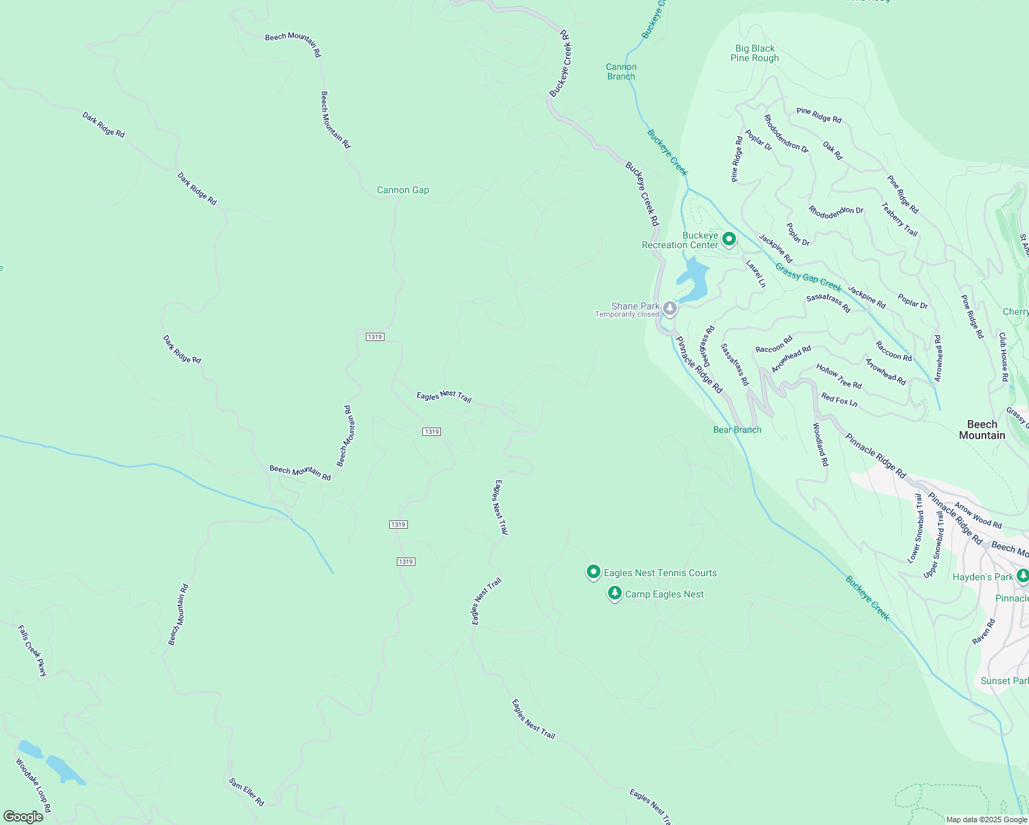 map of restaurants, bars, coffee shops, grocery stores, and more near 10 Eagle Park Drive in Banner Elk