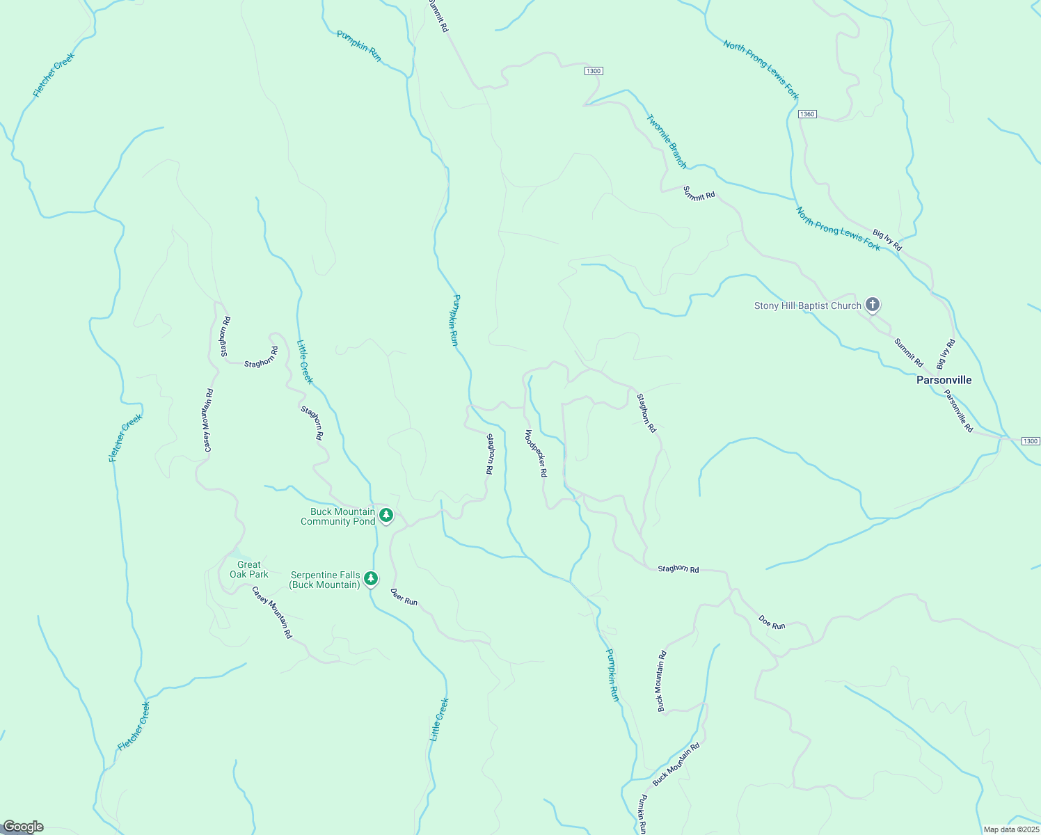 map of restaurants, bars, coffee shops, grocery stores, and more near 80 Doe Run in Purlear