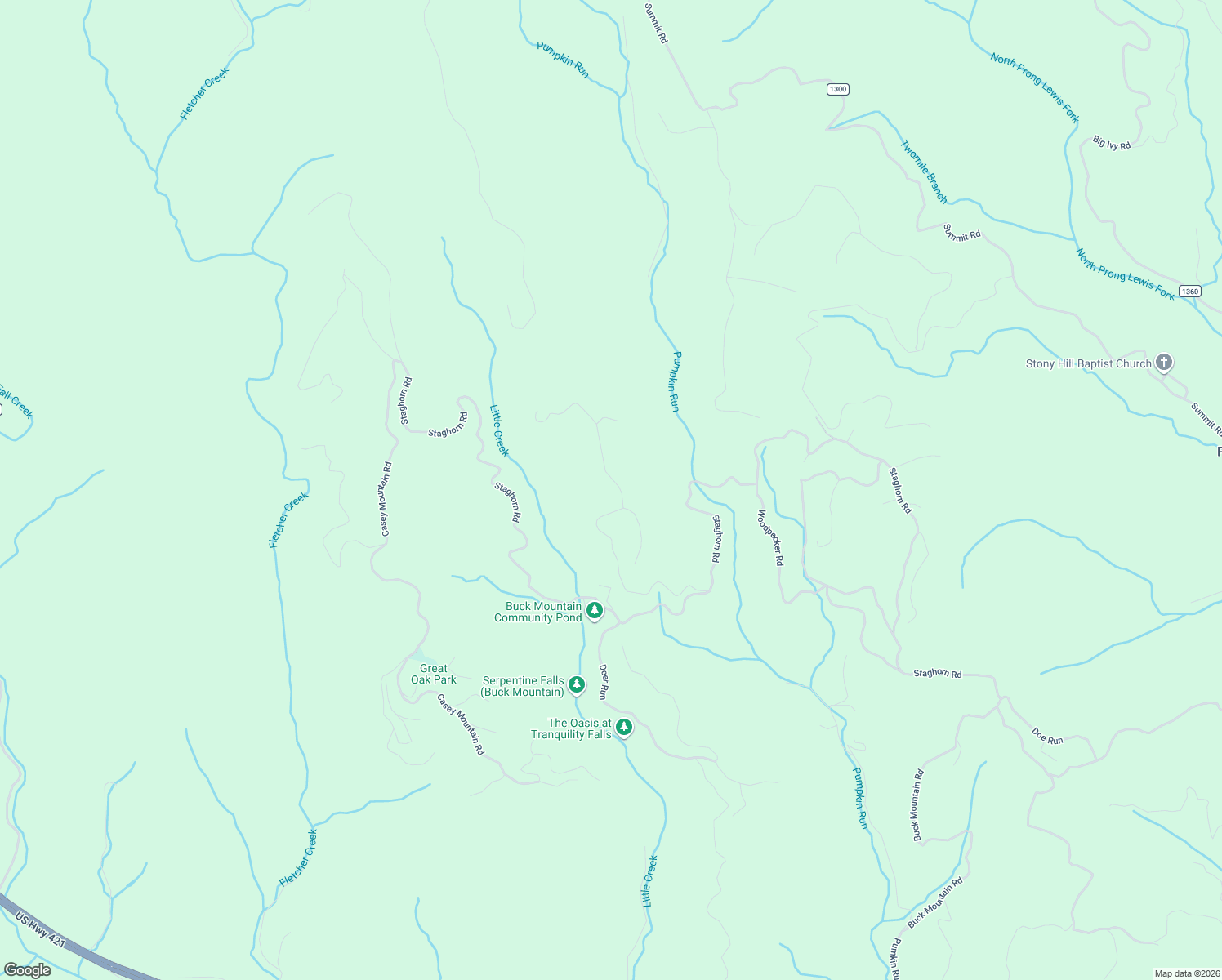 map of restaurants, bars, coffee shops, grocery stores, and more near 995 Pepper Bush Road in Purlear