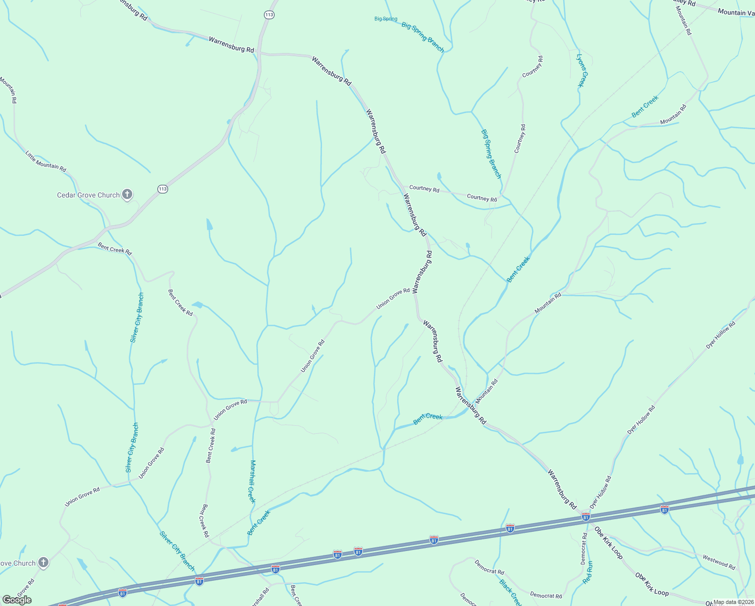 map of restaurants, bars, coffee shops, grocery stores, and more near 5945 Union Grove Road in Russellville