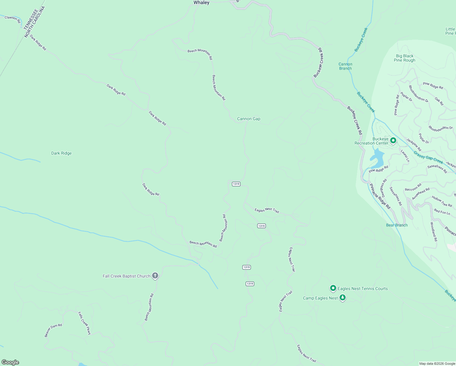 map of restaurants, bars, coffee shops, grocery stores, and more near 500 Beech Mountain Road in Elk Park