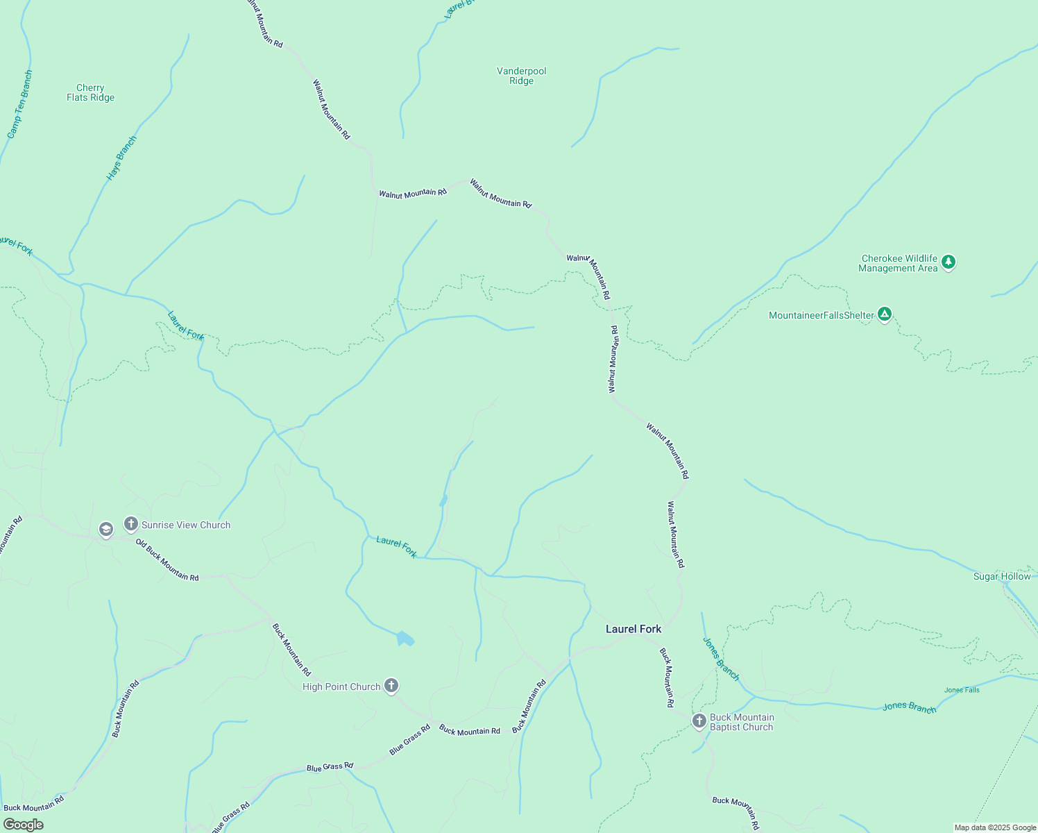 map of restaurants, bars, coffee shops, grocery stores, and more near in Laurel Fork