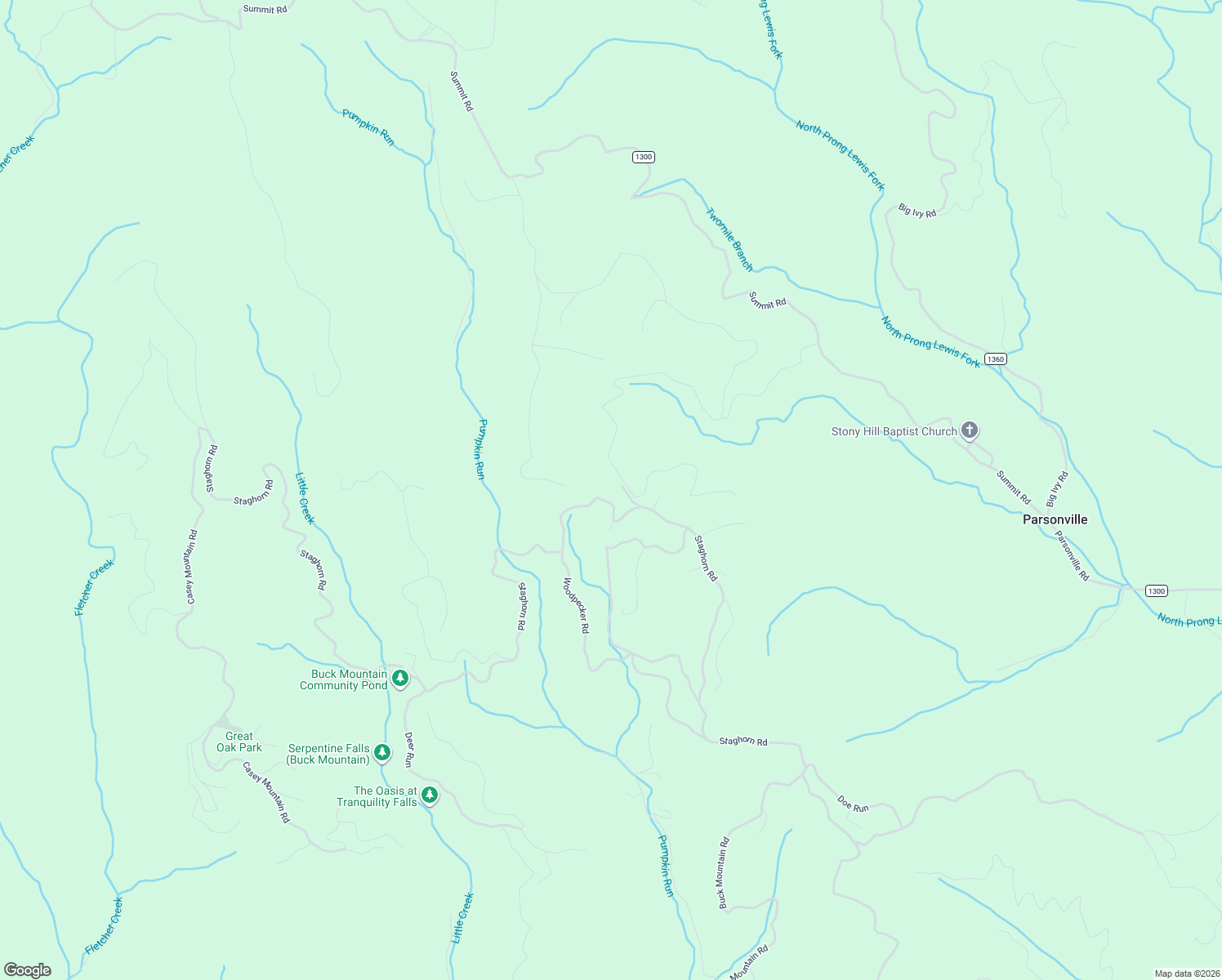 map of restaurants, bars, coffee shops, grocery stores, and more near 1158 Staghorn Road in Purlear