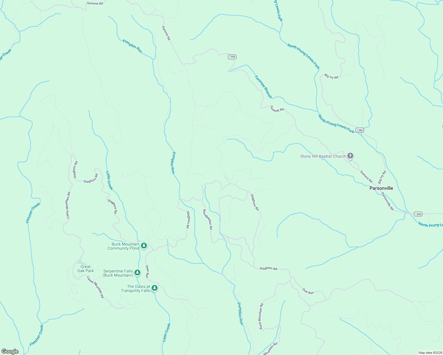 map of restaurants, bars, coffee shops, grocery stores, and more near 1158 Staghorn Road in Purlear