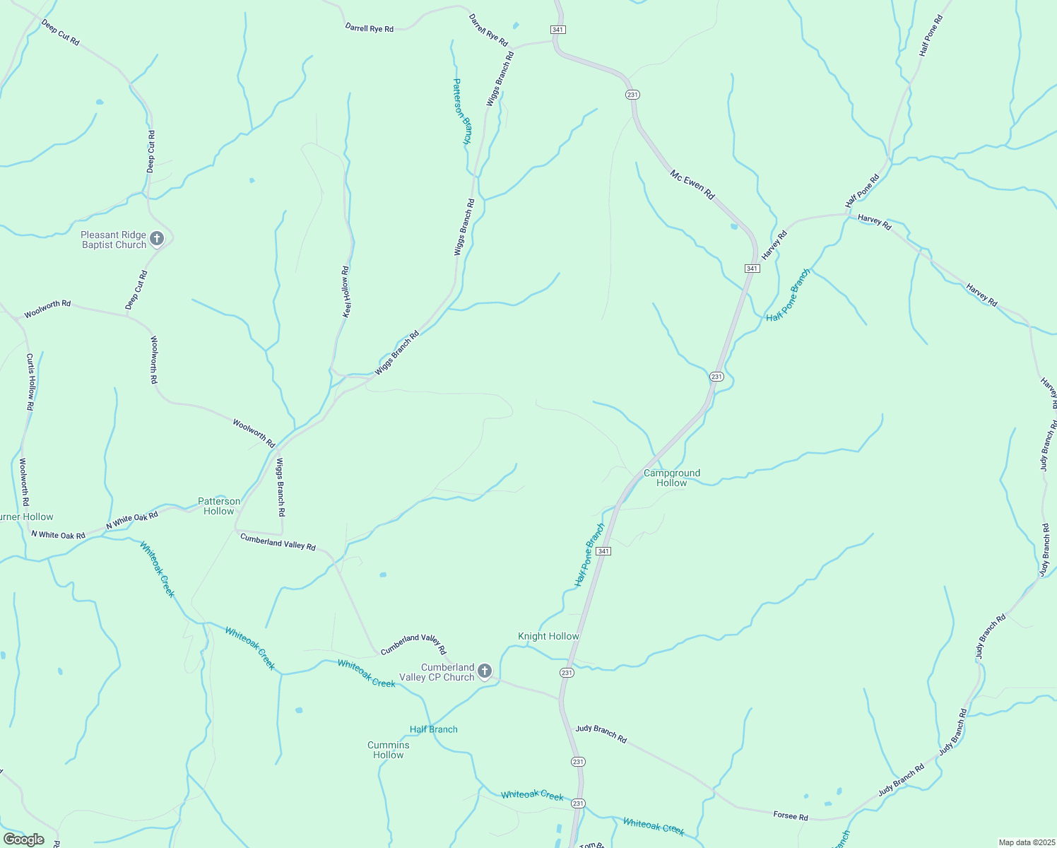 map of restaurants, bars, coffee shops, grocery stores, and more near 559 Vernon Rye Road in Erin
