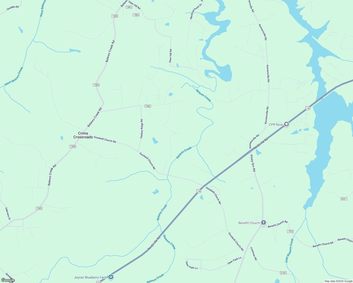 map of restaurants, bars, coffee shops, grocery stores, and more near Poindexter Farm Road in Forsyth County