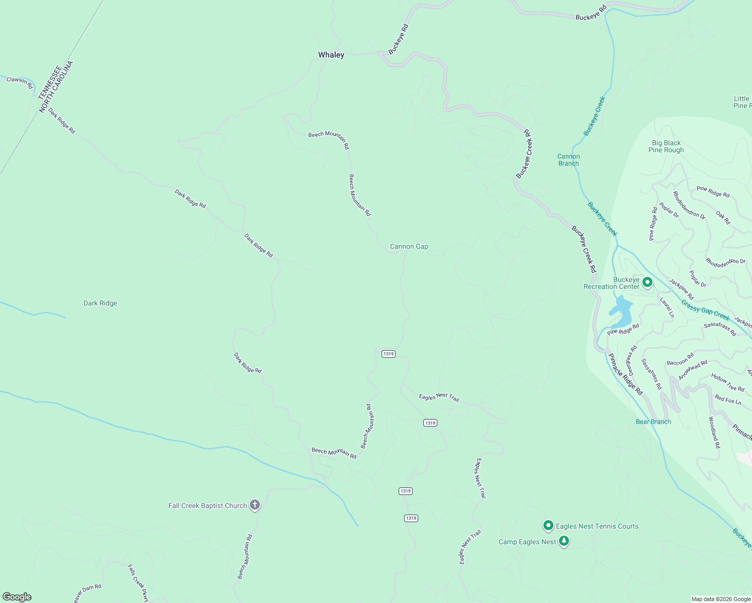 map of restaurants, bars, coffee shops, grocery stores, and more near 500-514 Beech Mountain Road in Elk Park