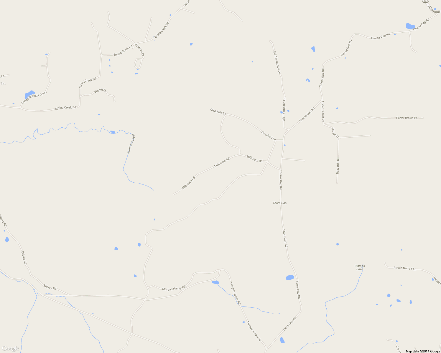 map of restaurants, bars, coffee shops, grocery stores, and more near 225 Milk Barn Road in Cookeville