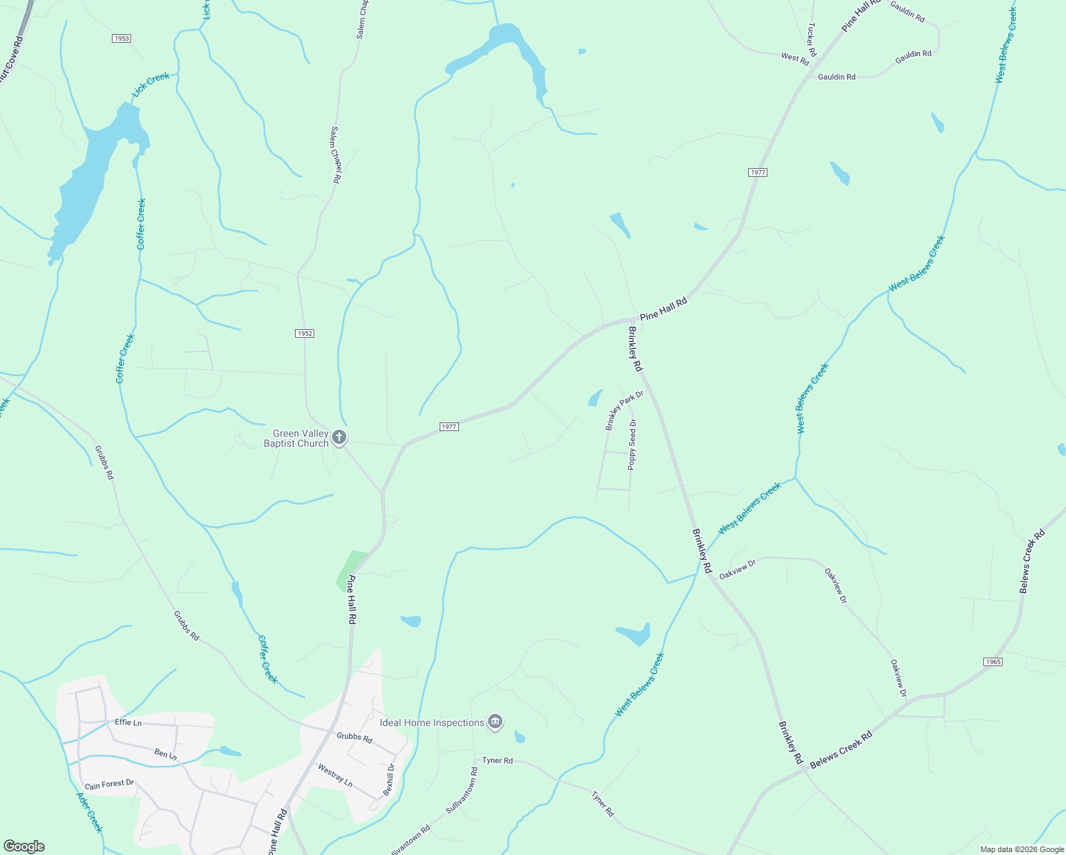 map of restaurants, bars, coffee shops, grocery stores, and more near 4921 Sebania Ct in Walnut Cove