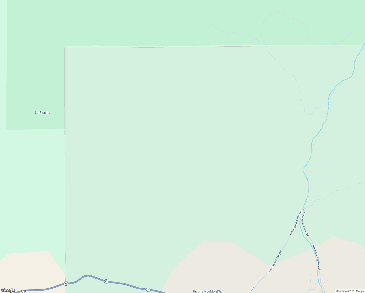 map of restaurants, bars, coffee shops, grocery stores, and more near Indian Service Route 208 in Peñasco