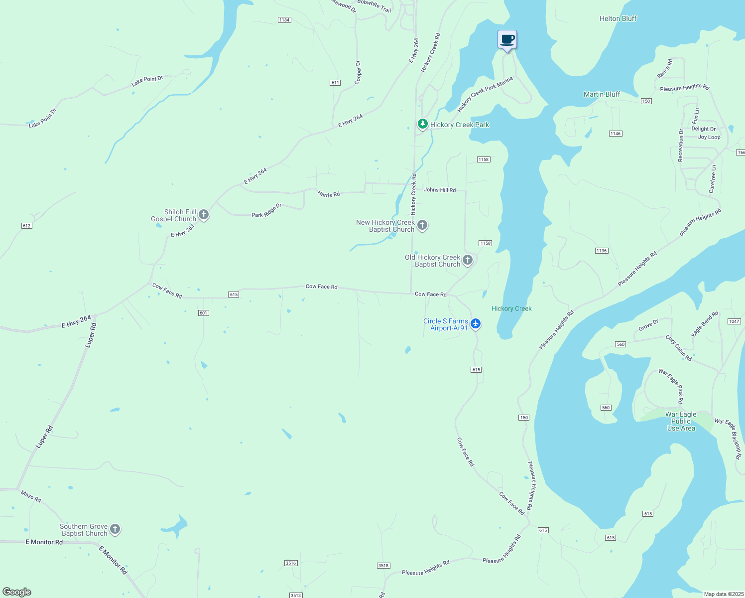map of restaurants, bars, coffee shops, grocery stores, and more near 15465 Cow Face Road in Lowell