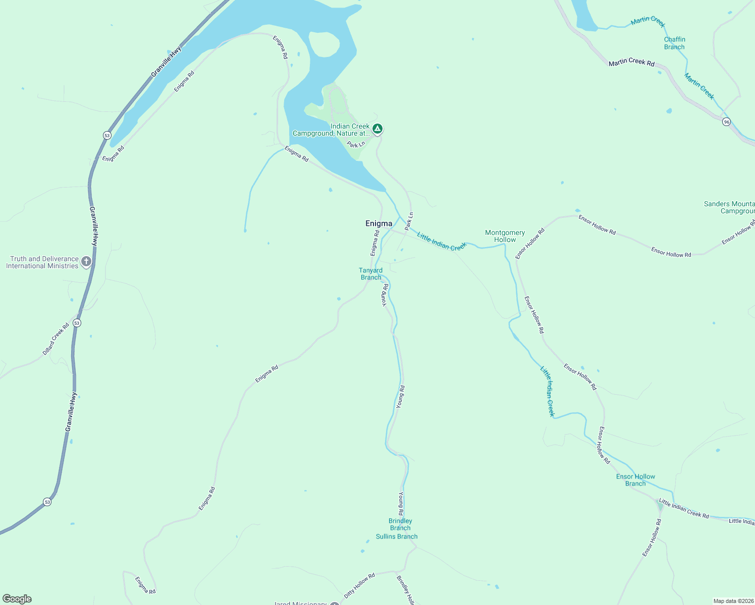 map of restaurants, bars, coffee shops, grocery stores, and more near 18 Young Road in Buffalo Valley