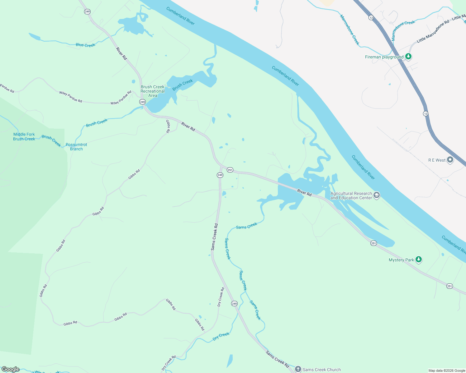 map of restaurants, bars, coffee shops, grocery stores, and more near 1040 Ed Burgess Road in Ashland City