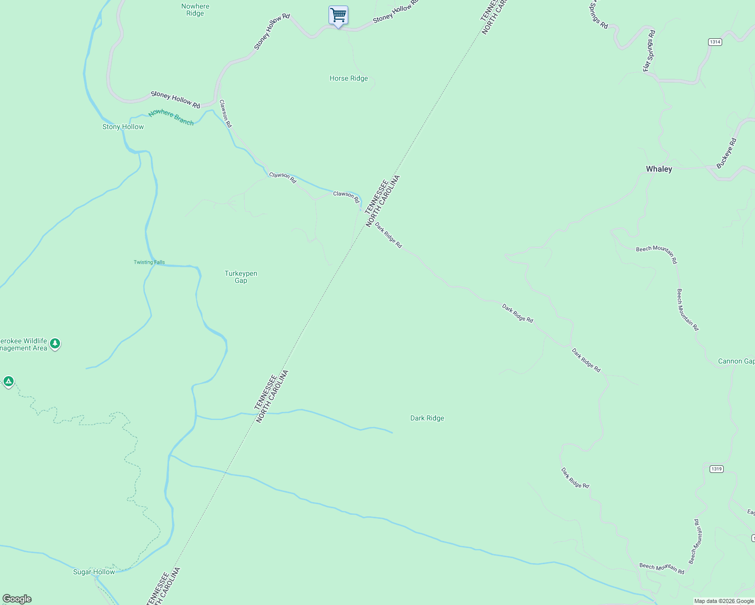 map of restaurants, bars, coffee shops, grocery stores, and more near in Beech Mountain
