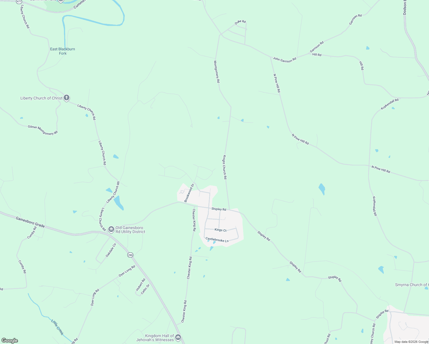 map of restaurants, bars, coffee shops, grocery stores, and more near 3801 Deerwood Court in Cookeville