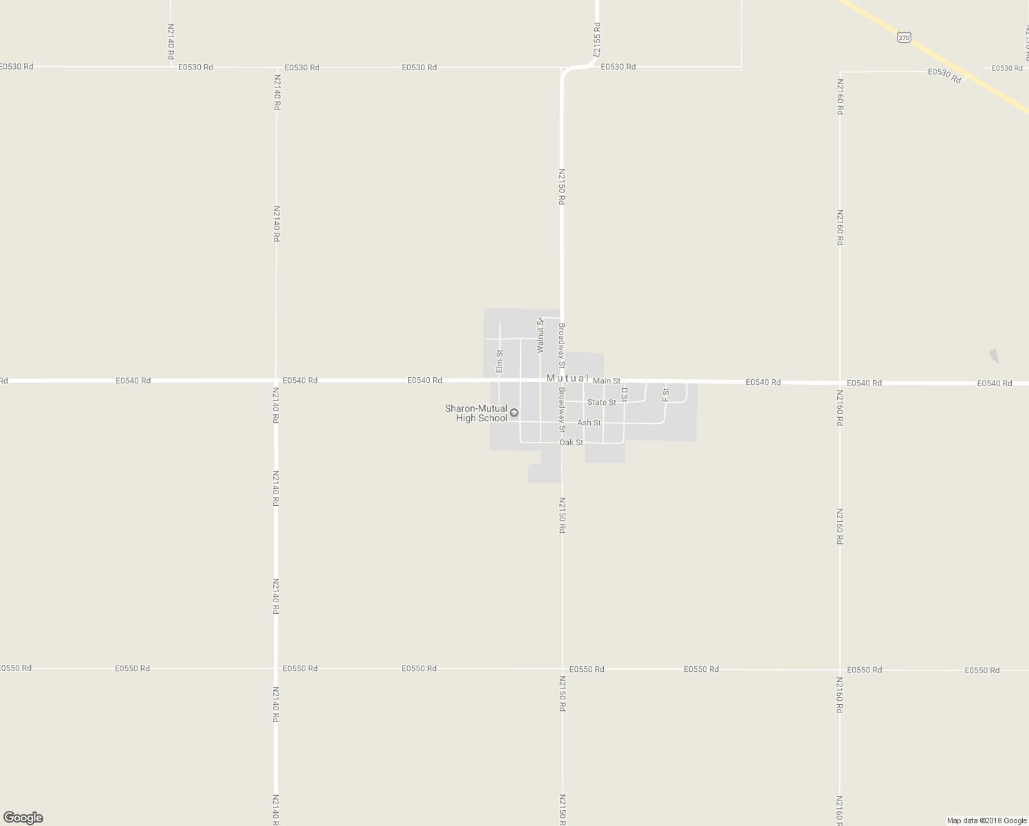 map of restaurants, bars, coffee shops, grocery stores, and more near 210 Maple Street in Mutual