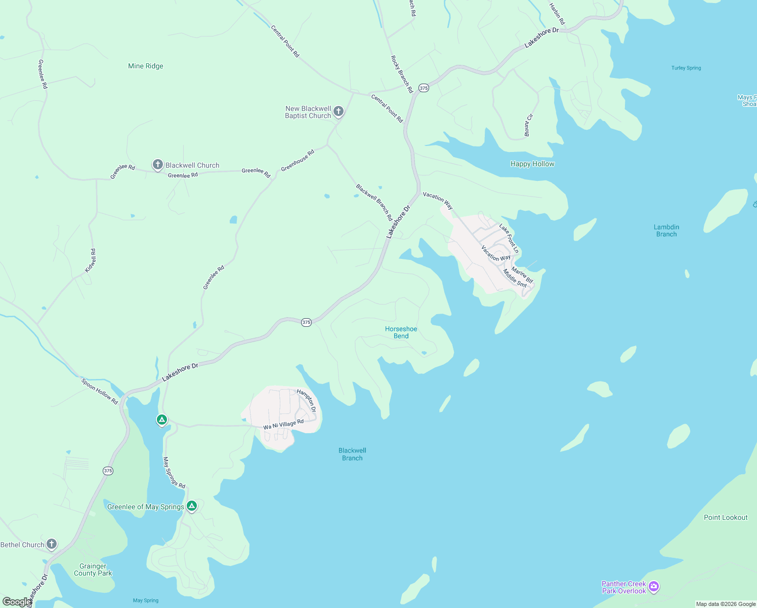 map of restaurants, bars, coffee shops, grocery stores, and more near 130 Woodstock Drive in Rutledge