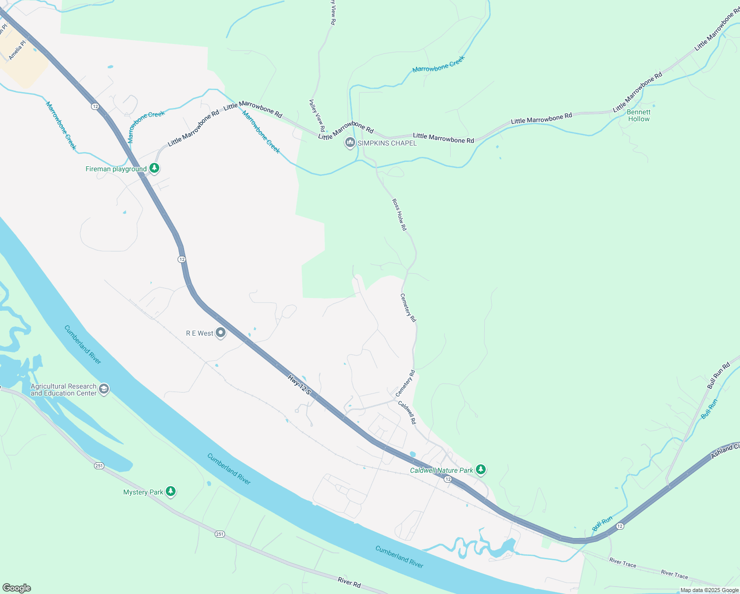 map of restaurants, bars, coffee shops, grocery stores, and more near 500 Eisenhower Drive in Ashland City