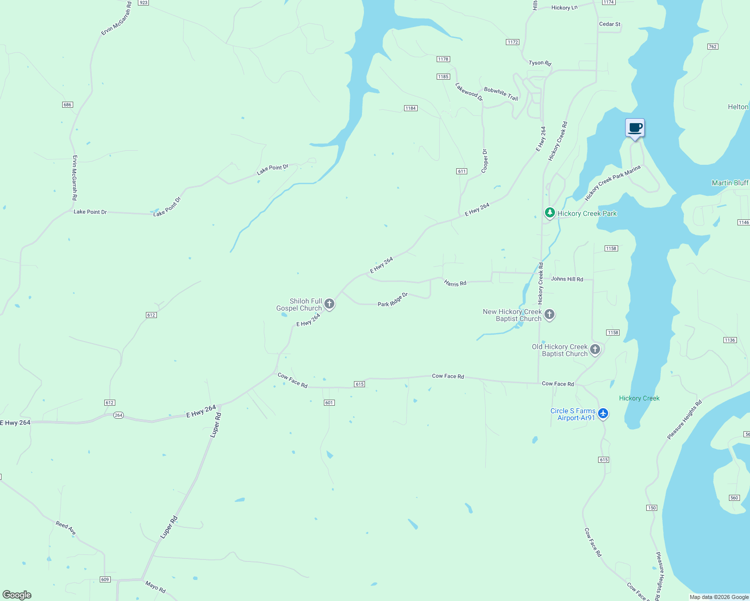 map of restaurants, bars, coffee shops, grocery stores, and more near 14946 Park Ridge Drive in Lowell
