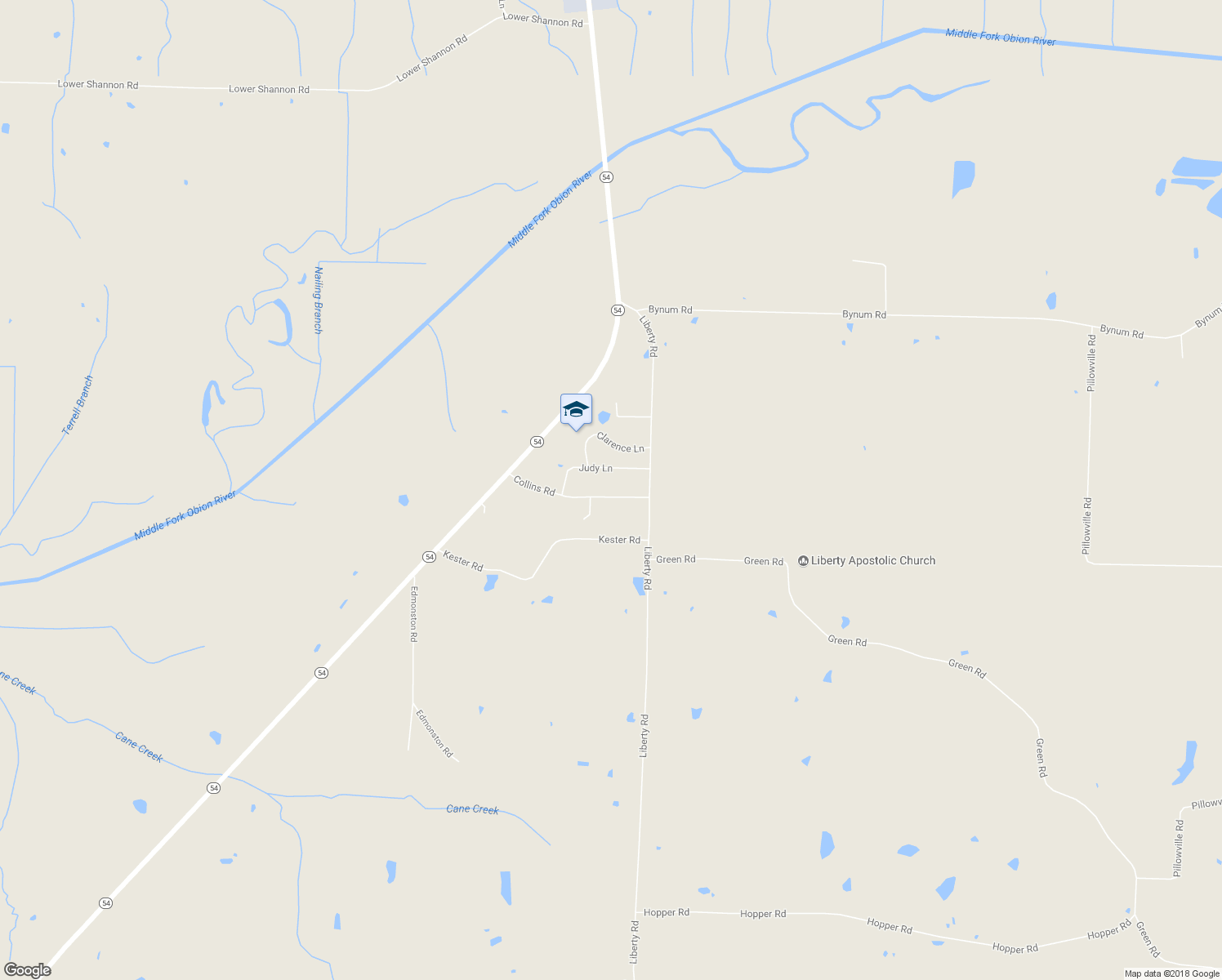 map of restaurants, bars, coffee shops, grocery stores, and more near 273 Collins Road in Dresden