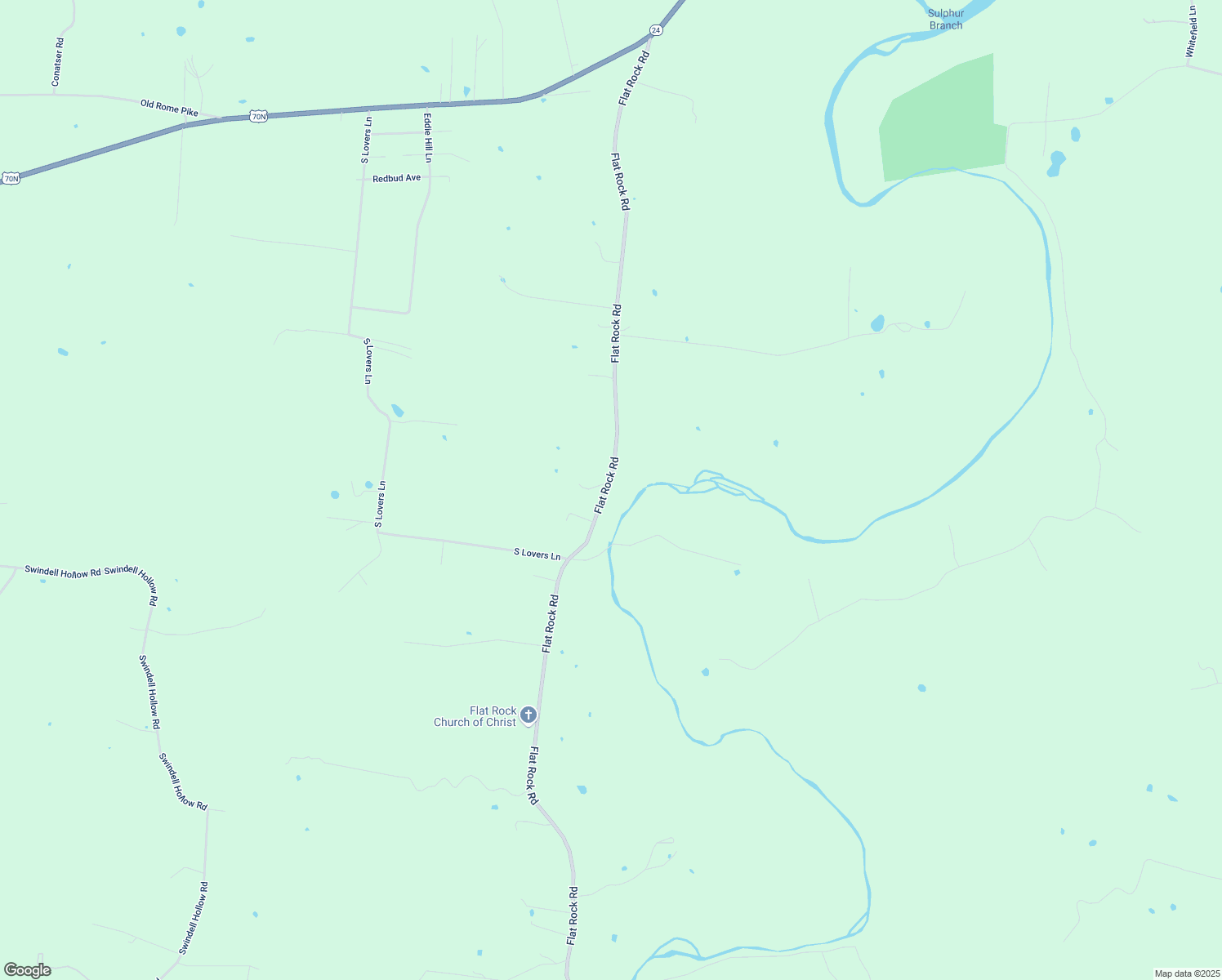 map of restaurants, bars, coffee shops, grocery stores, and more near 156 Flat Rock Road in Lebanon
