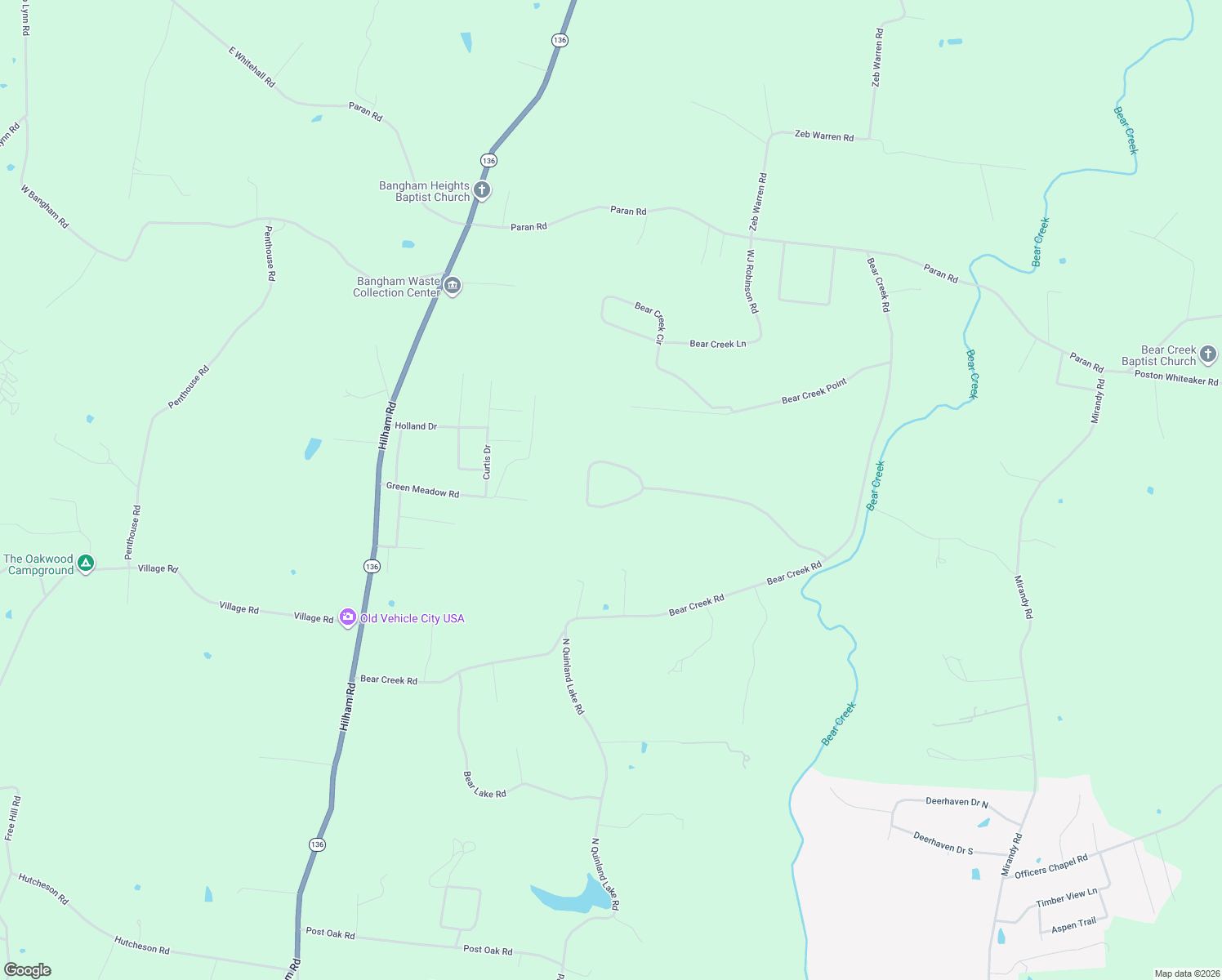 map of restaurants, bars, coffee shops, grocery stores, and more near Unnamed Road in Cookeville