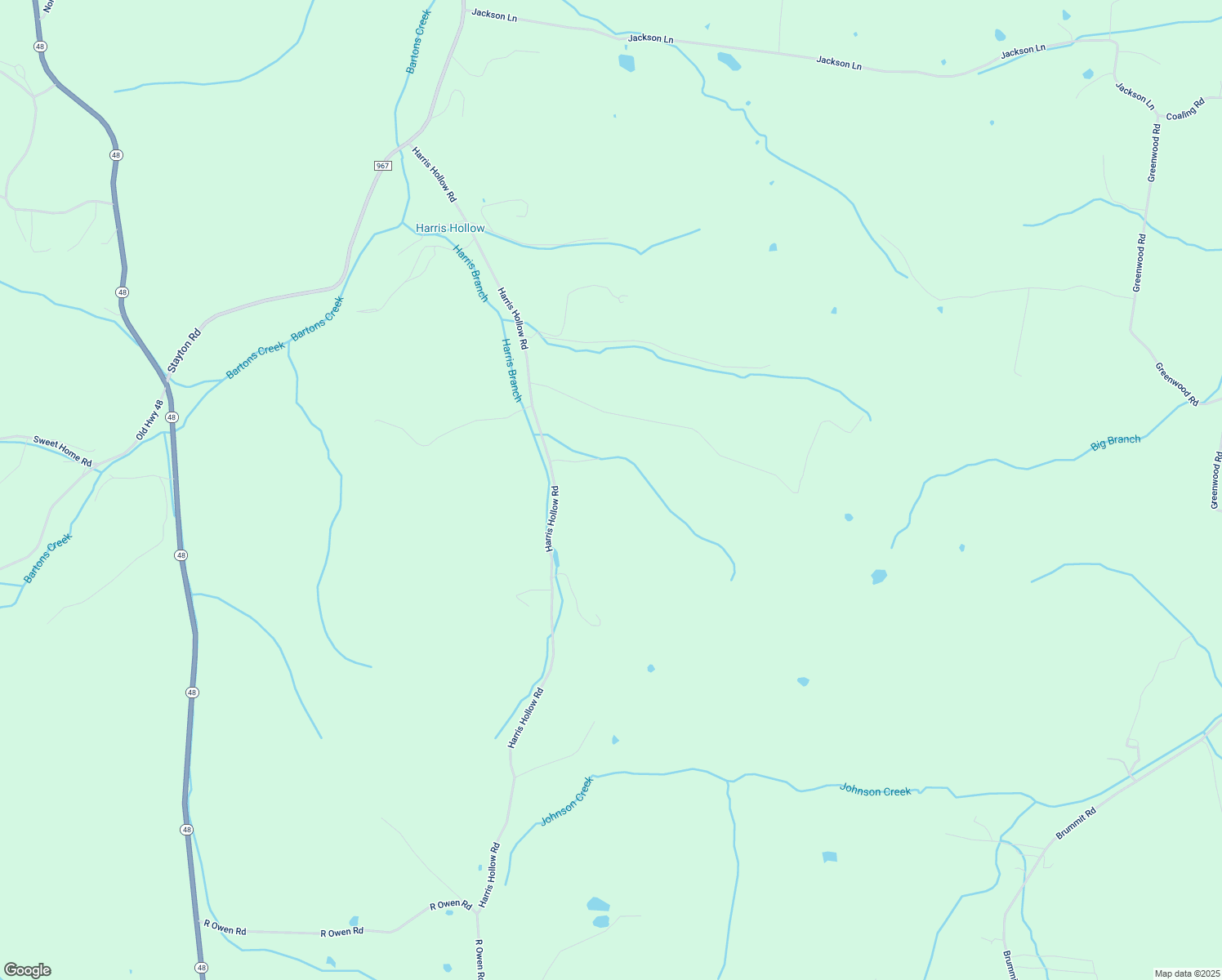 map of restaurants, bars, coffee shops, grocery stores, and more near 1258 Harris Hollow Road in Charlotte