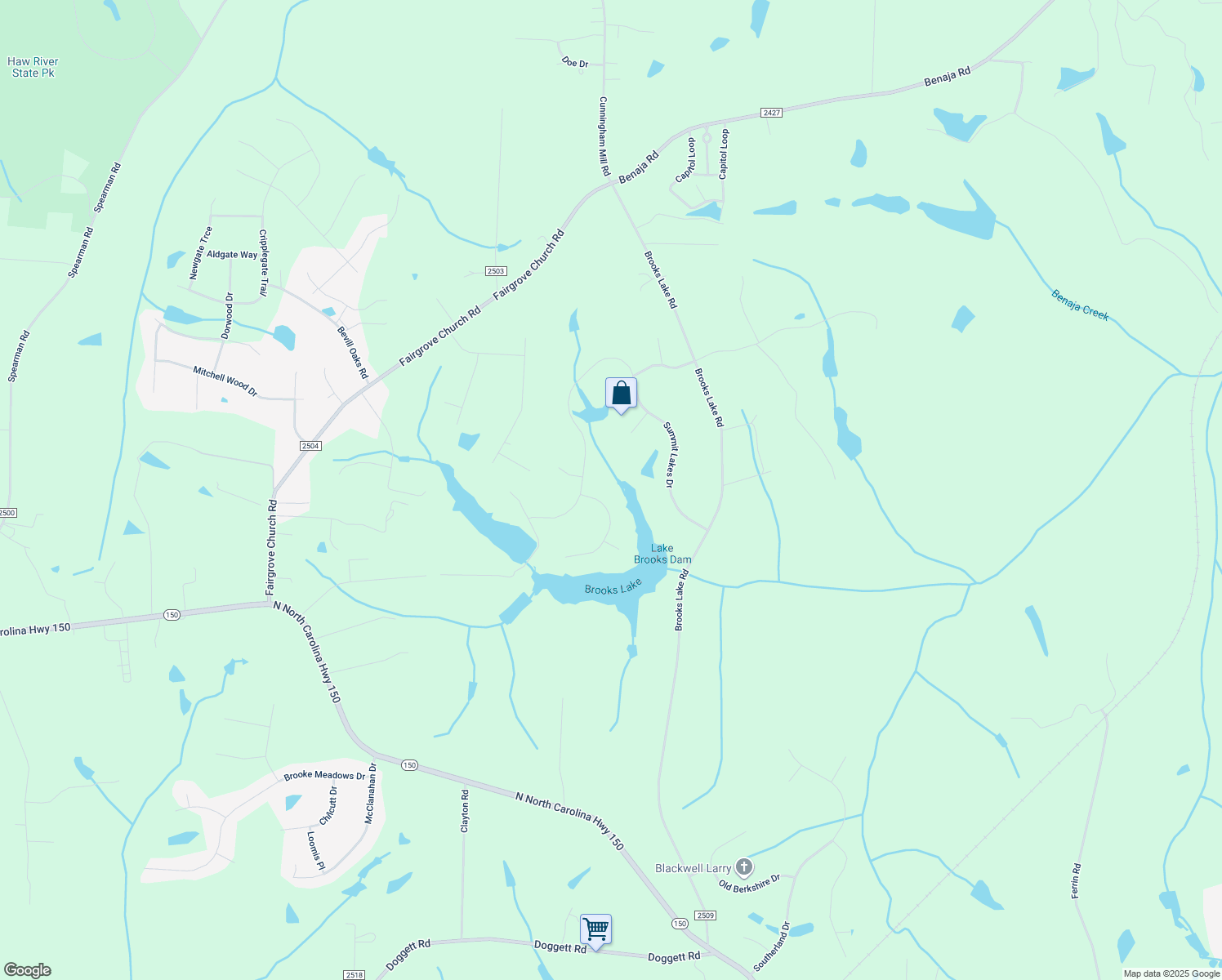map of restaurants, bars, coffee shops, grocery stores, and more near 3705 Brooks Crest Court in Browns Summit