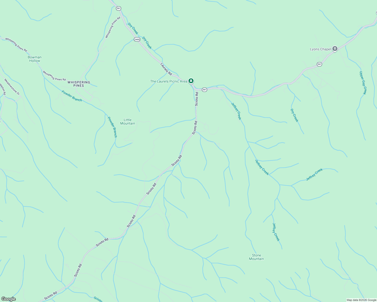 map of restaurants, bars, coffee shops, grocery stores, and more near 217 Scioto Road in Elizabethton