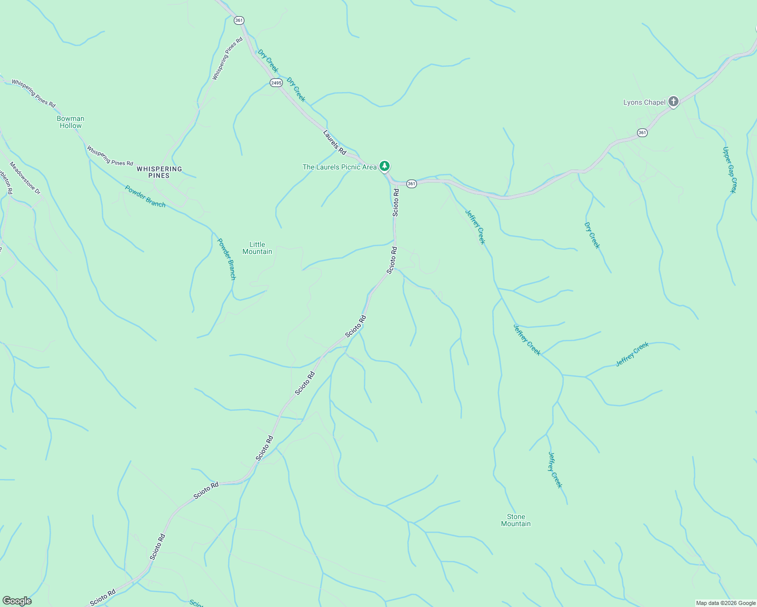 map of restaurants, bars, coffee shops, grocery stores, and more near 217 Scioto Road in Elizabethton