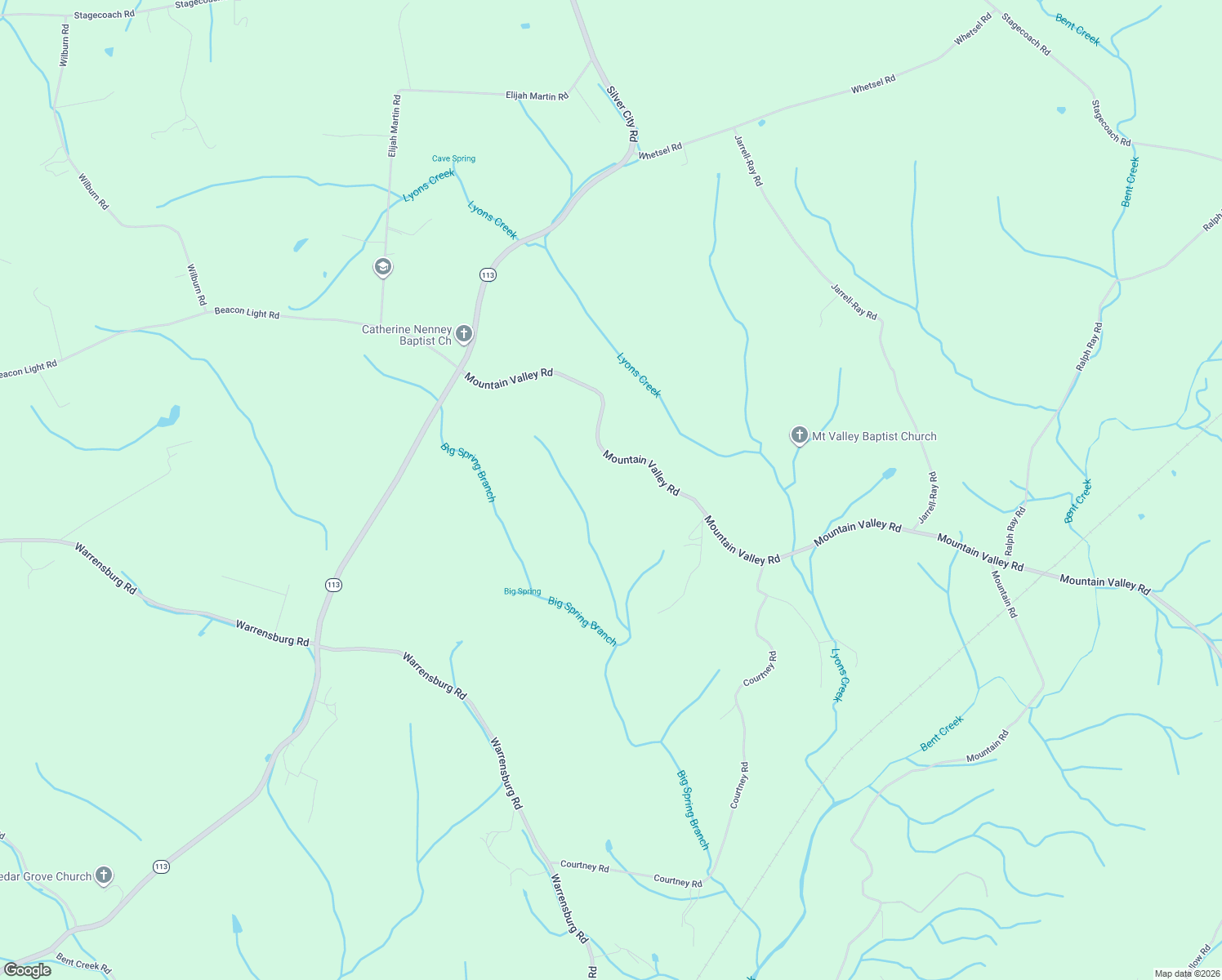 map of restaurants, bars, coffee shops, grocery stores, and more near 7216 Mountain Valley Rd in Whitesburg