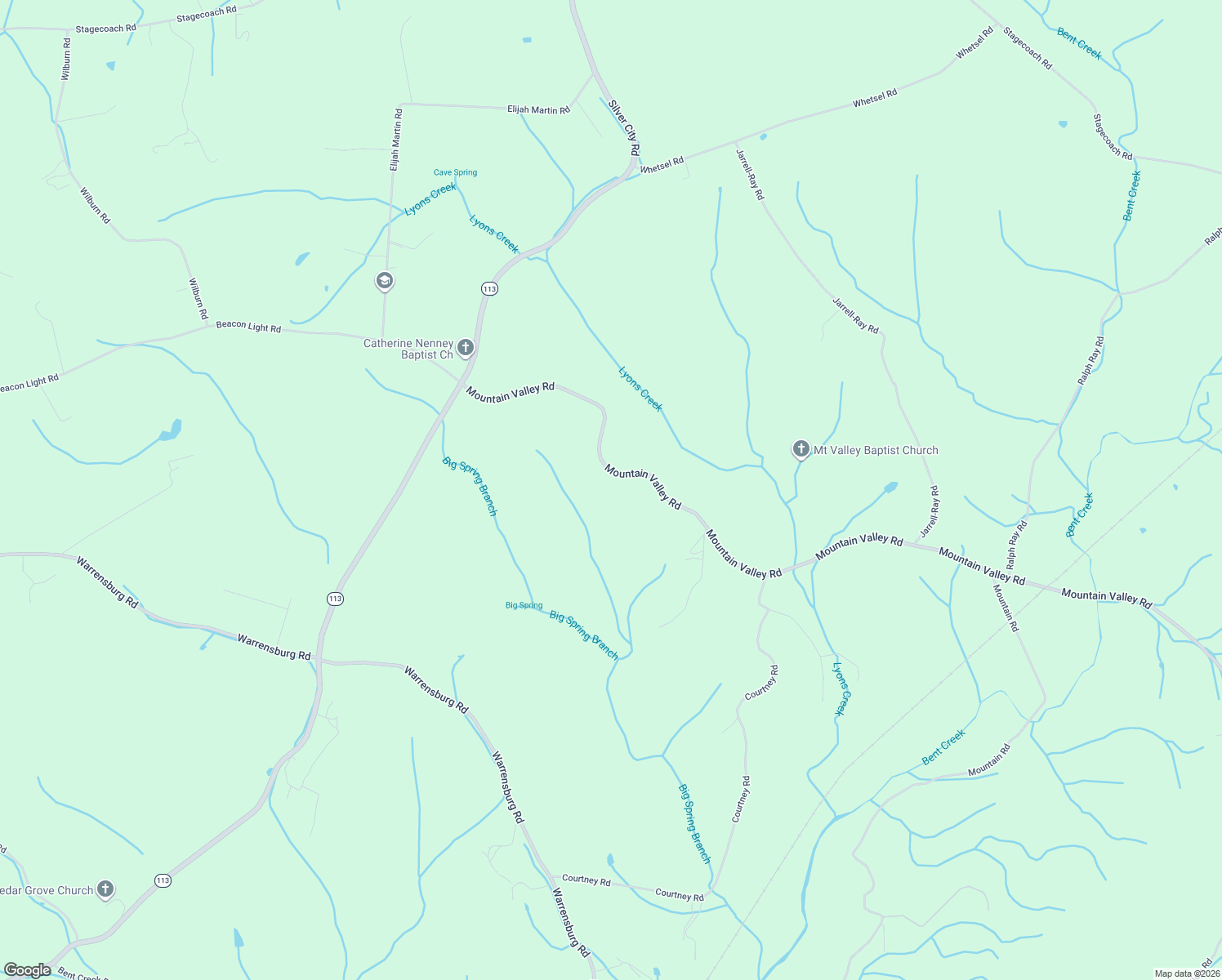 map of restaurants, bars, coffee shops, grocery stores, and more near 7216 Mountain Valley Rd in Whitesburg