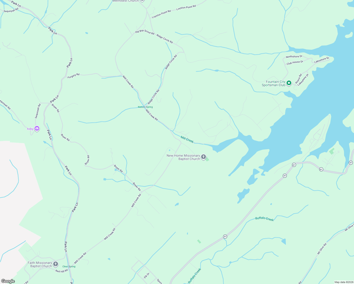 map of restaurants, bars, coffee shops, grocery stores, and more near 543 Mill Creek Road in Andersonville