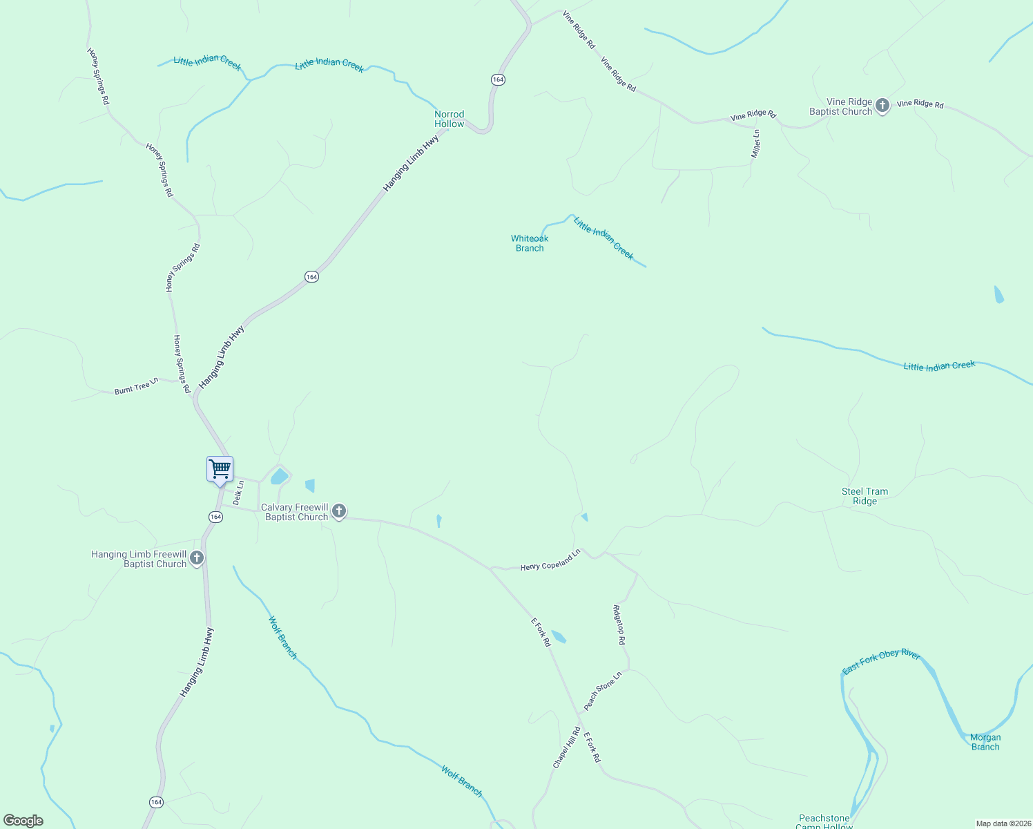 map of restaurants, bars, coffee shops, grocery stores, and more near 30211 White Oak in Crawford