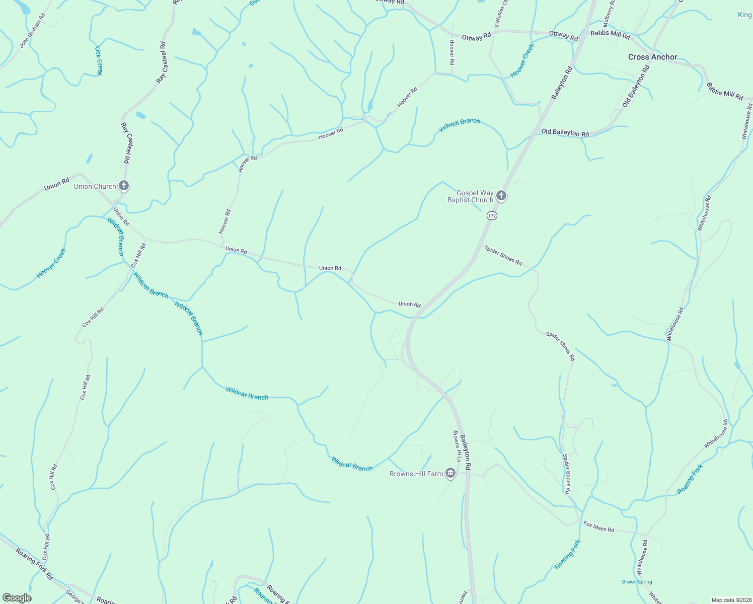 map of restaurants, bars, coffee shops, grocery stores, and more near 235 Union Road in Greeneville
