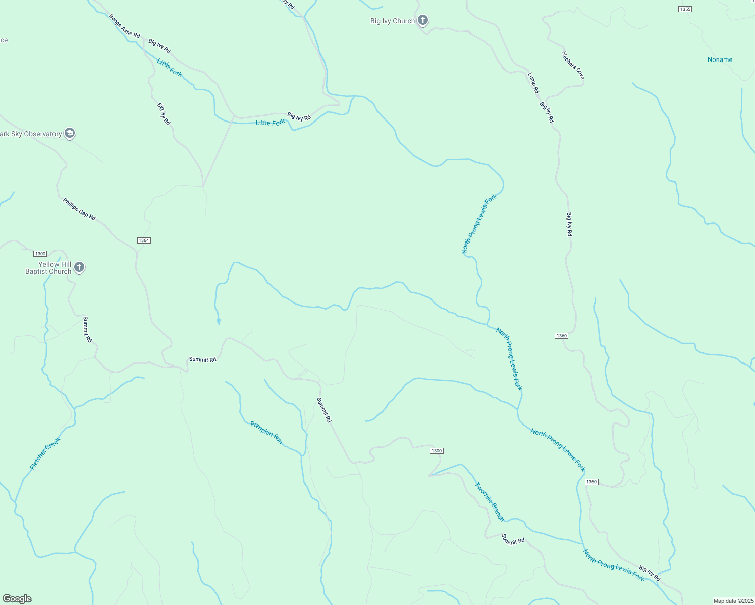 map of restaurants, bars, coffee shops, grocery stores, and more near Cielo Falls Drive in Wilkes County