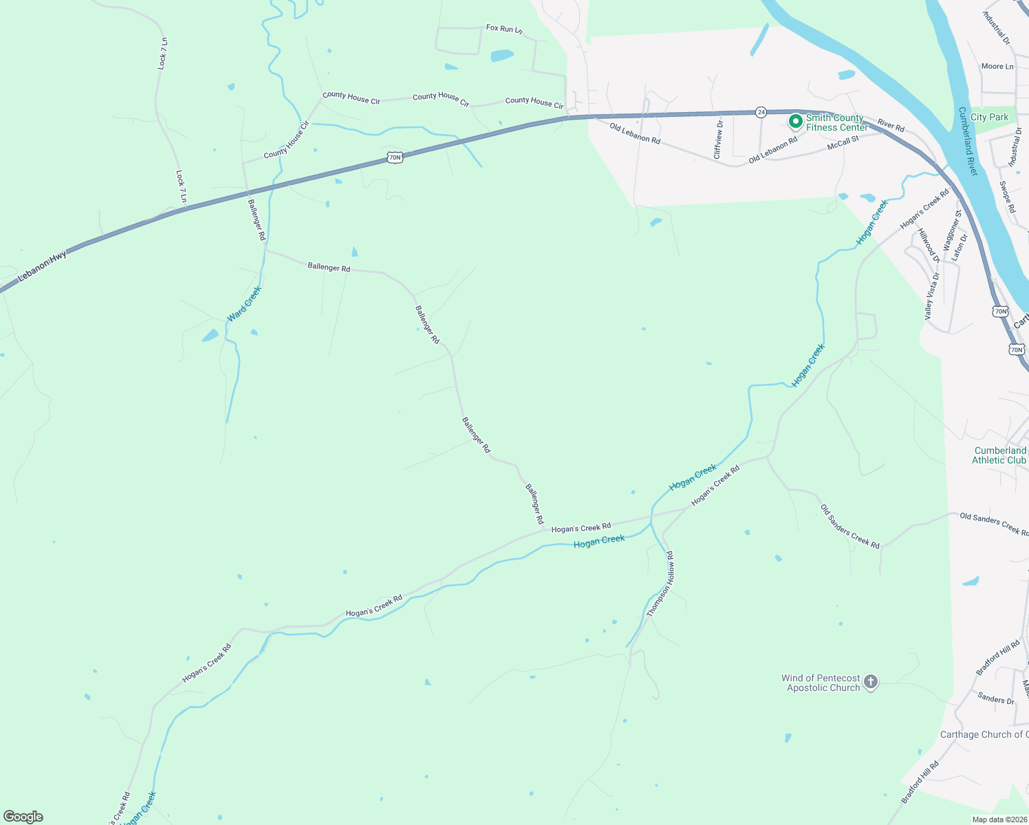 map of restaurants, bars, coffee shops, grocery stores, and more near in South Carthage