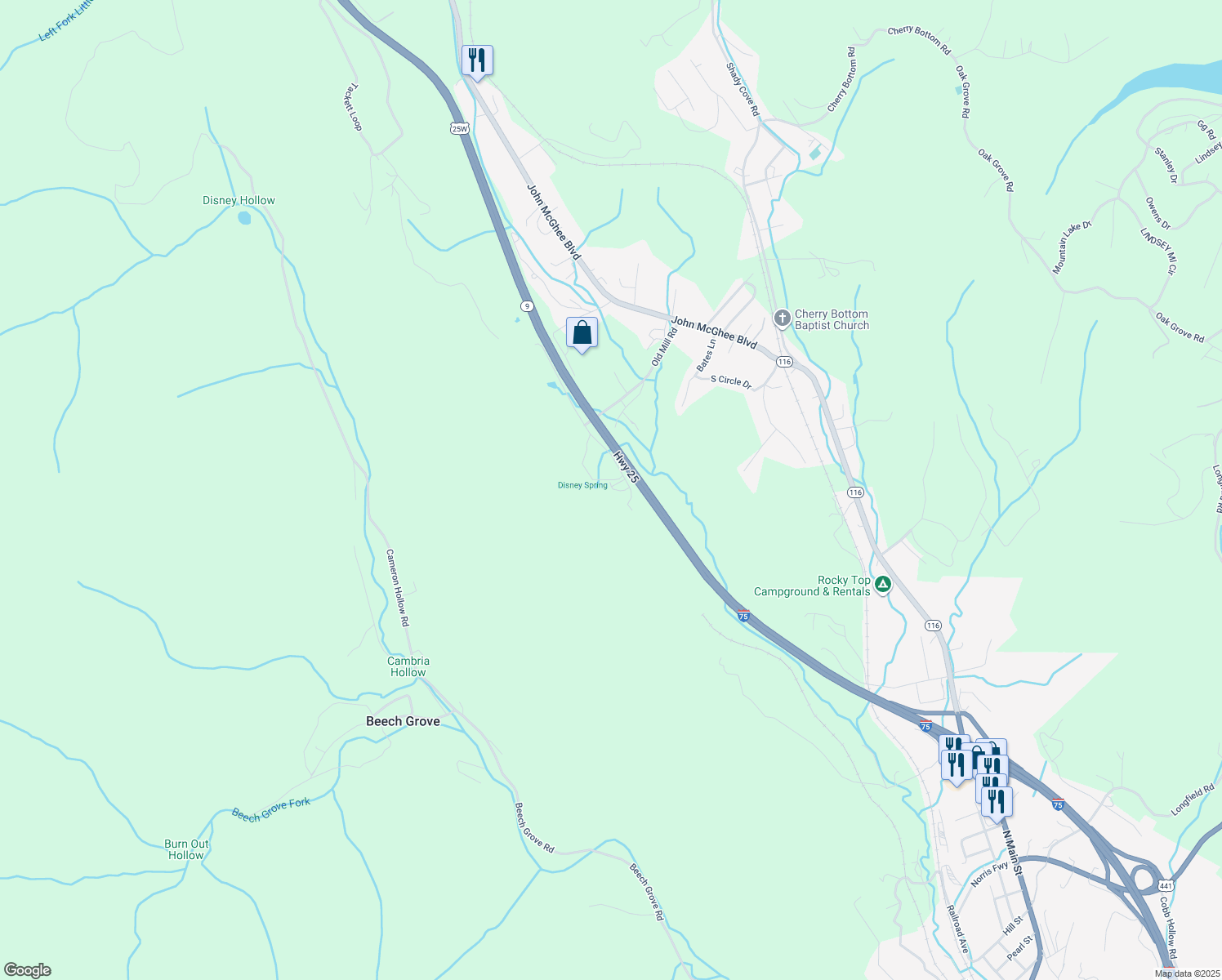 505 Walden Ridge Lane, Caryville TN Walk Score